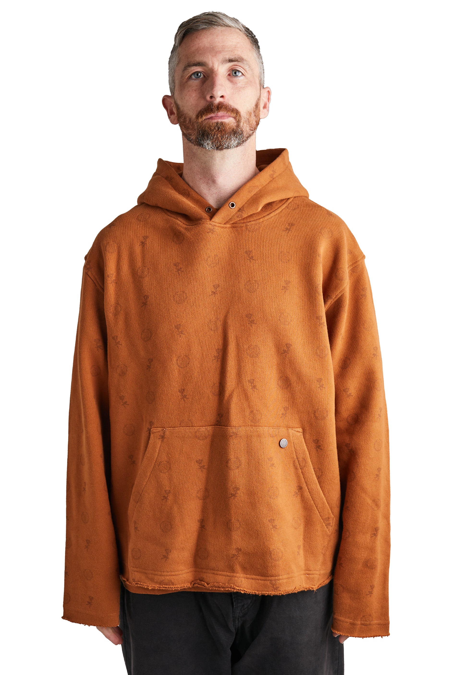 Honor The Gift Raw Edge Hoodie 'Copper' - ROOTED