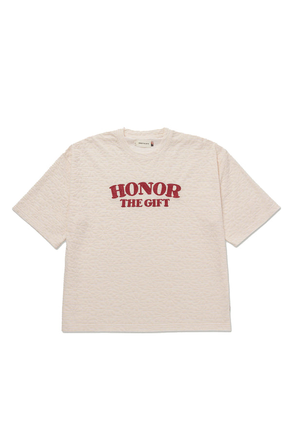 Honor The Gift Stripe Box Tee 'Bone'