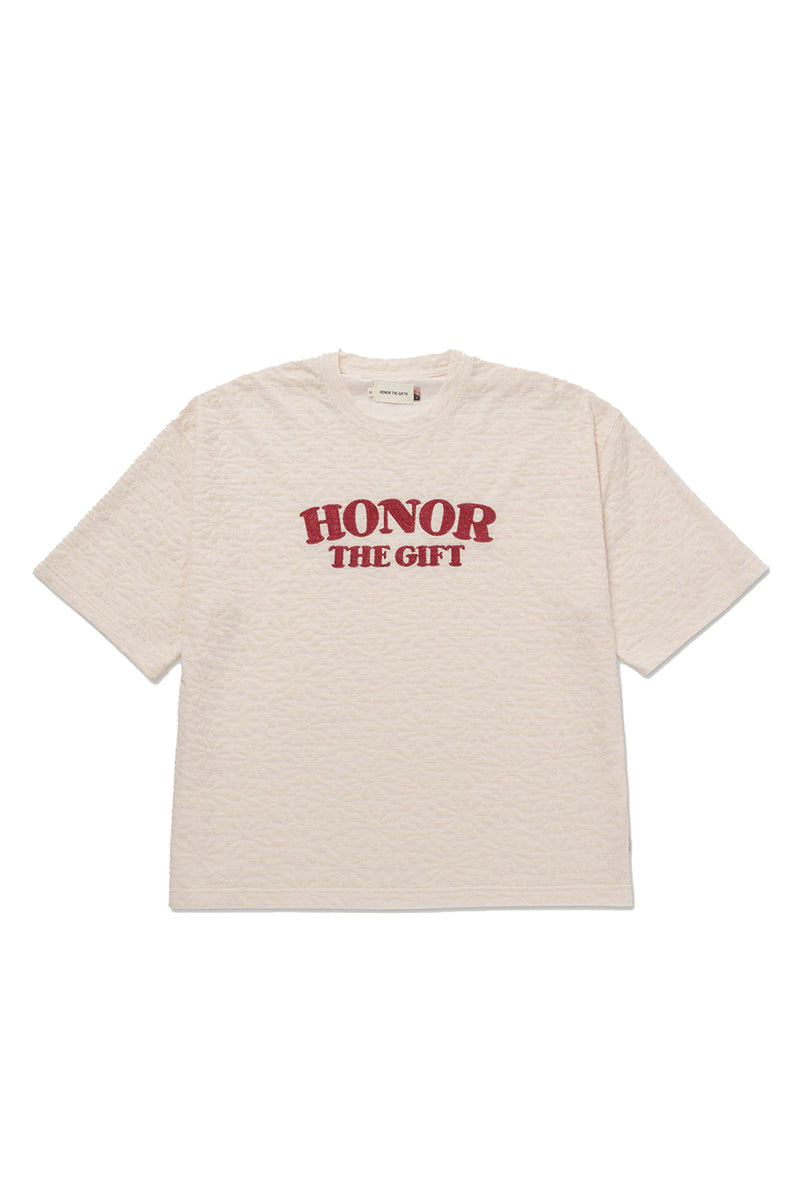 Honor The Gift Stripe Box Tee 'Bone'