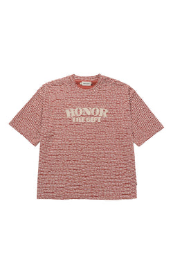 Honor The Gift Stripe Box Tee 'Brick'