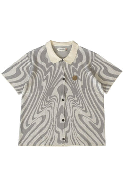 Honor The Gift Dazed Button Up Shirt 'Bone'