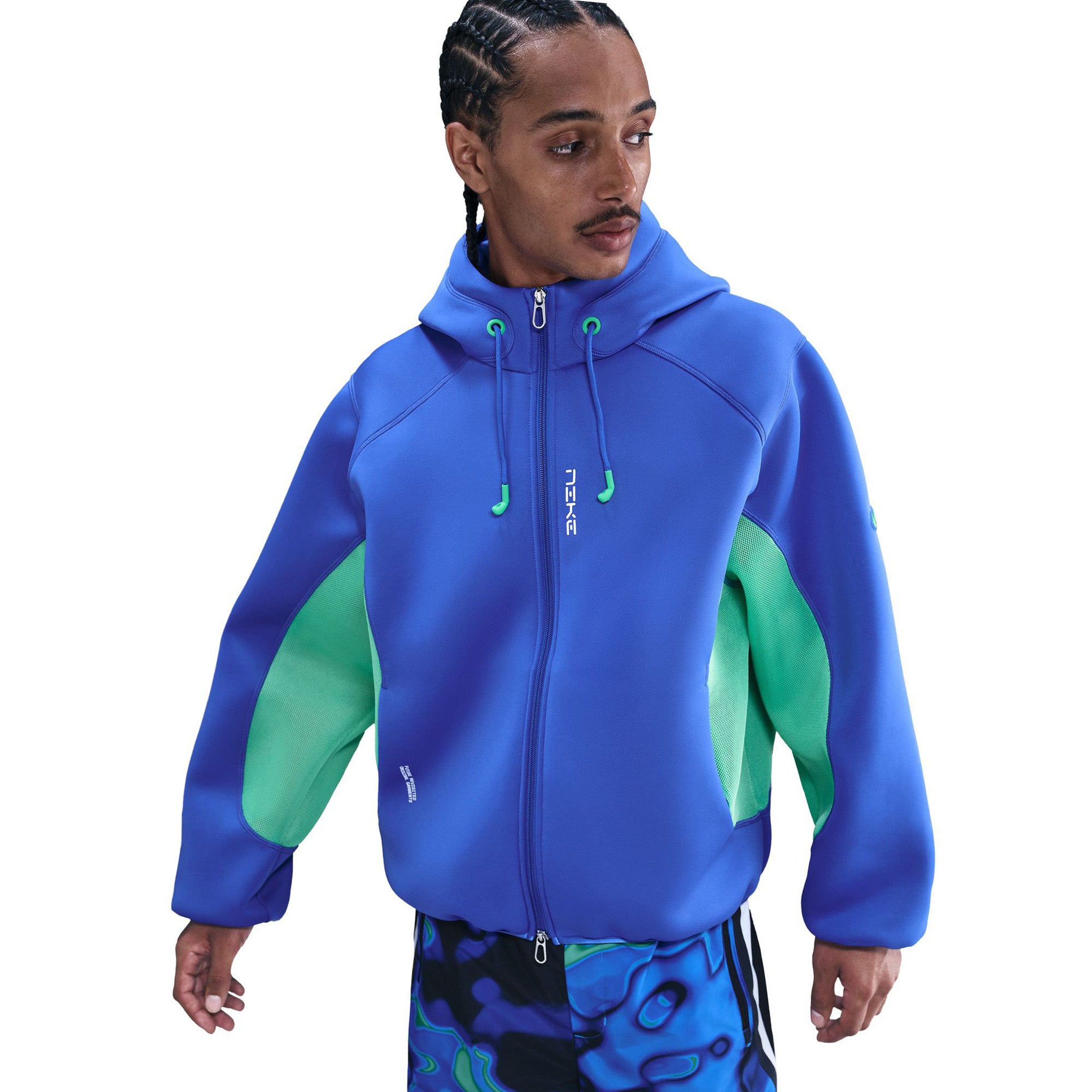 Nike Project F.R.O.G. GFX Hoodie 'Hyper Royal/Green Shock' - ROOTED