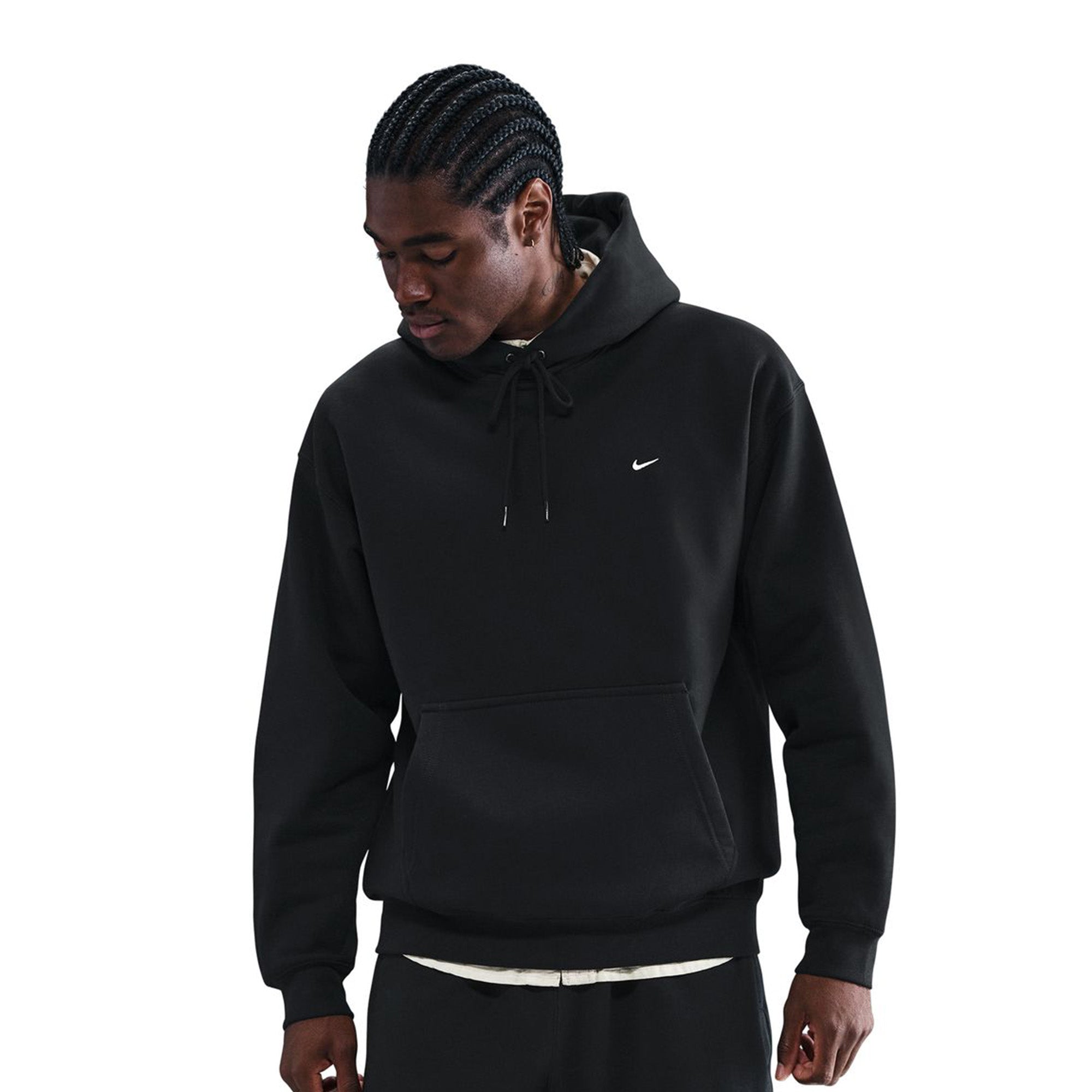 Nike Life Fleece Hoodie 'Black/Black'