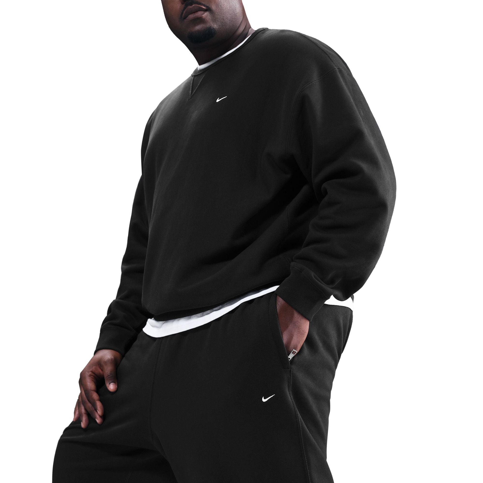 Nike Solo Swoosh BB OH Sweatpants 'Black'