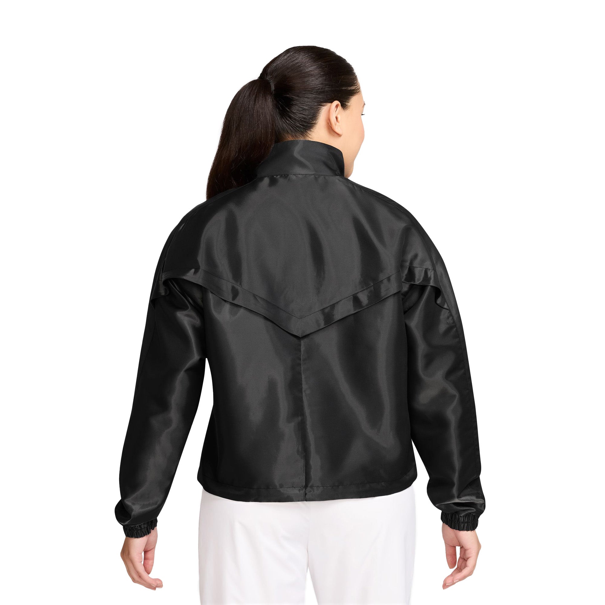 Womens Nike Sportswear Windrunner Shine Jacket 'Black/White'