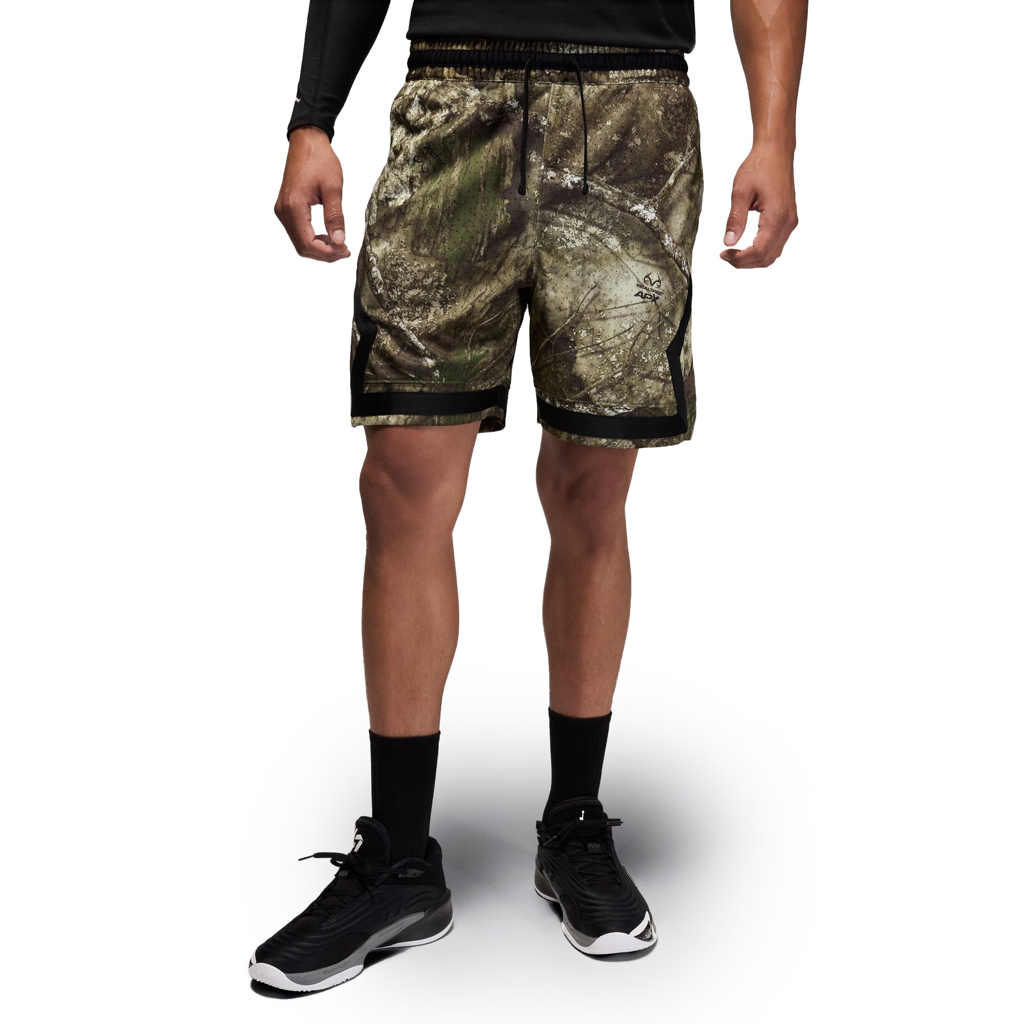 Jordan Diamond Realtree Shorts 'Black'