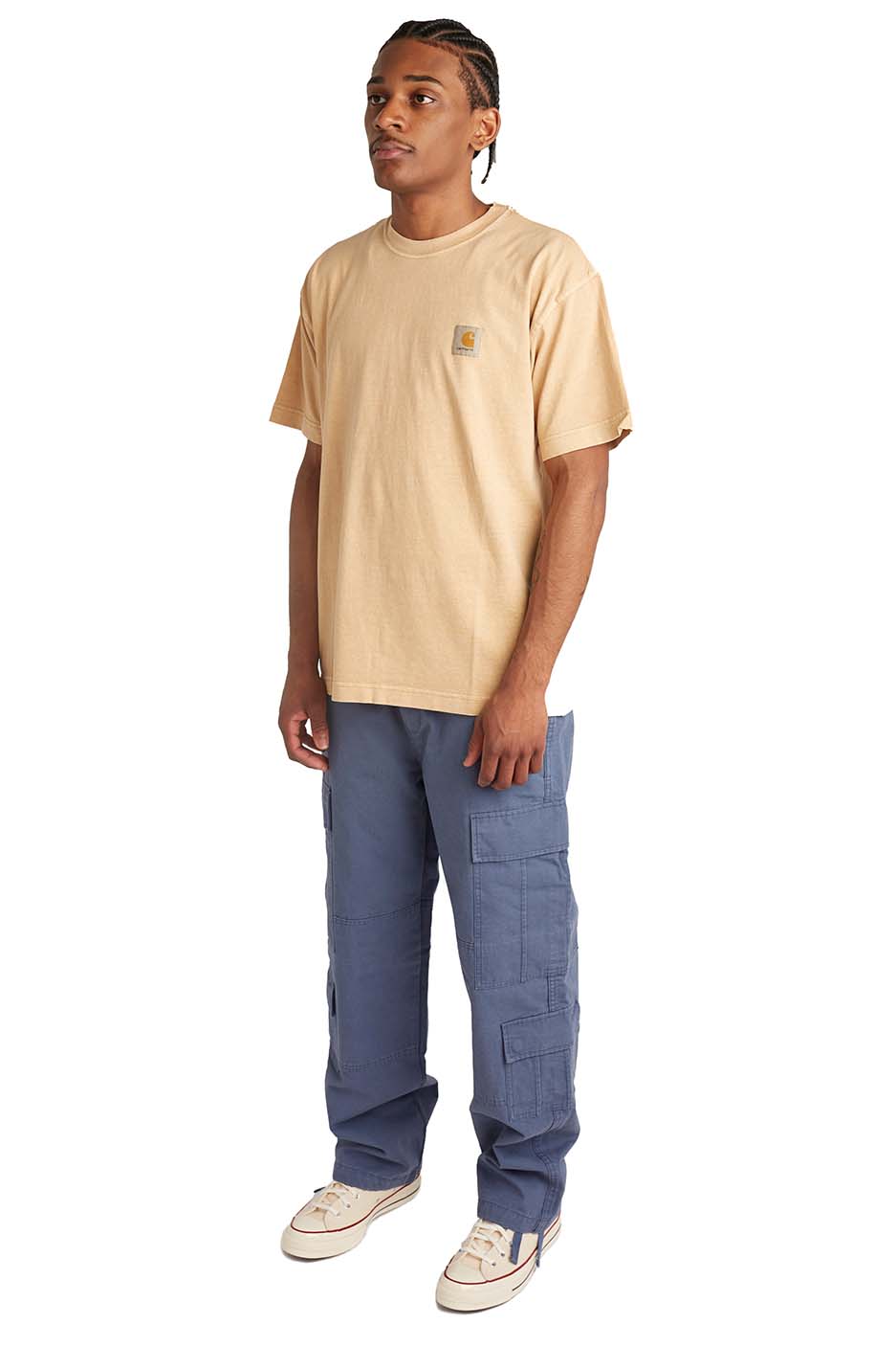 Carhartt WIP Mens Nelson Tee 'Dusty Hamilton Brown' - ROOTED