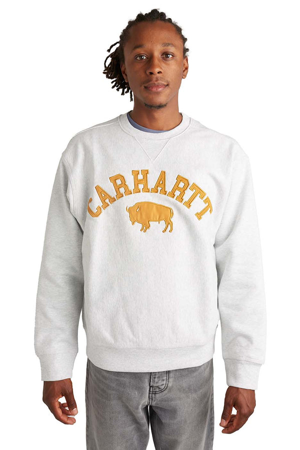 Carhartt WIP Locker Sweatshirt 'Ash Heather' - ROOTED