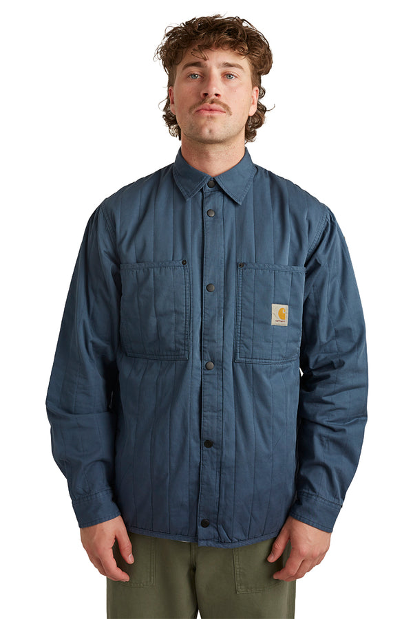 Carhartt WIP Mens Skyler Shirt Jacket 'Storm Blue' - ROOTED