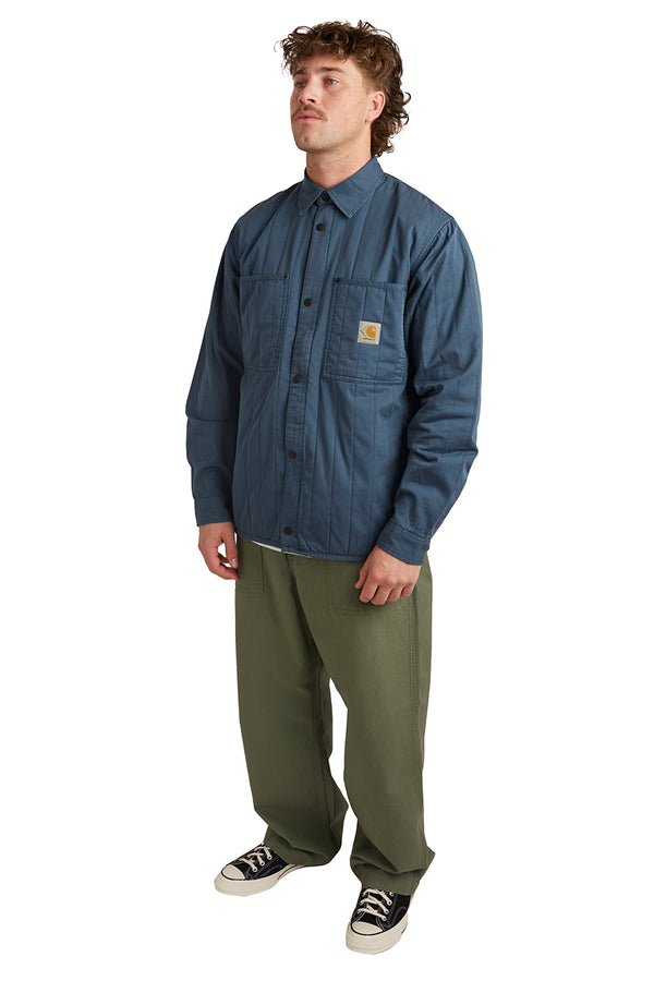 Carhartt WIP Mens Skyler Shirt Jacket 'Storm Blue' - ROOTED