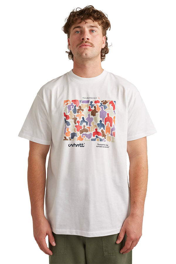 Carhartt WIP Mens Unity Tee 'White' - ROOTED