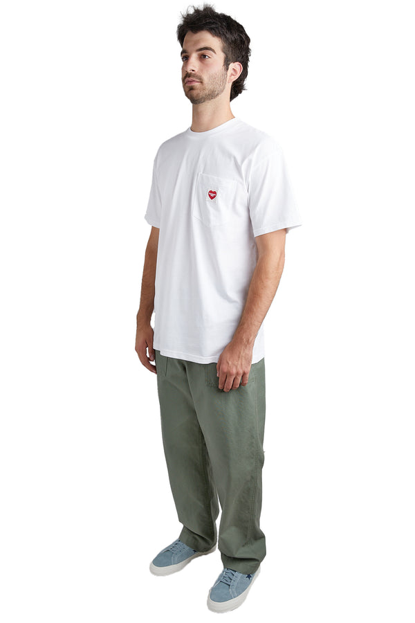 Carhartt WIP Heart Pocket Tee 'White' - ROOTED