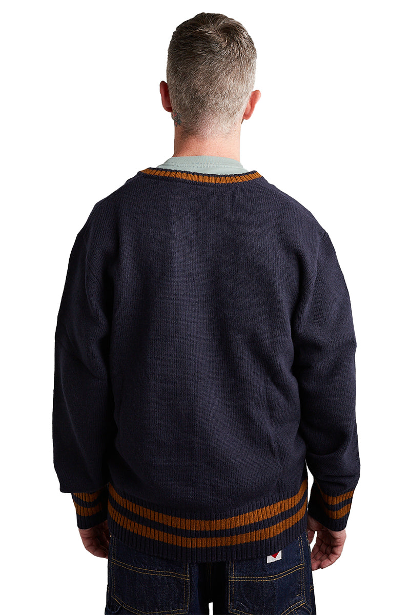 Carhartt WIP Stanford Sweater 'Dark Navy' - ROOTED