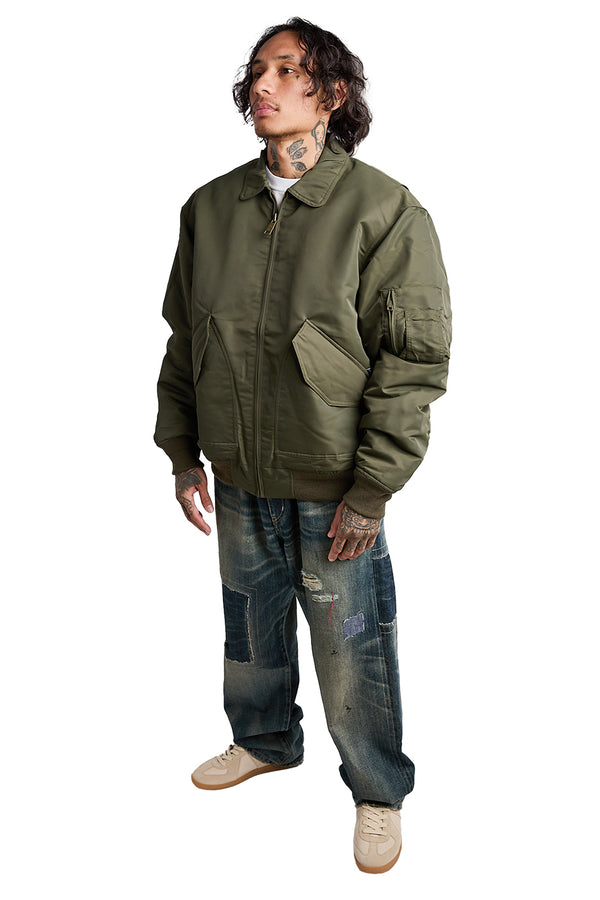 Carhartt WIP Olten Bomber Jacket 'Plant/Smoke Green' - ROOTED