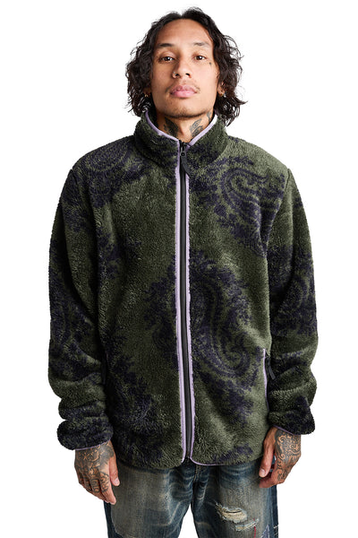 Carhartt WIP Jebson Sweat Jacket 'Paisley Big Print' | ROOTED