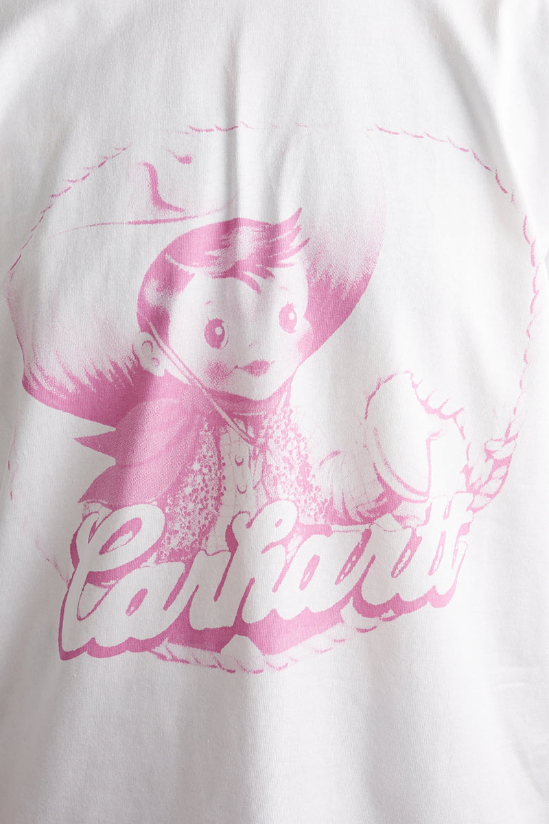 Carhartt WIP Buddy Tee 'White/Pink' - ROOTED