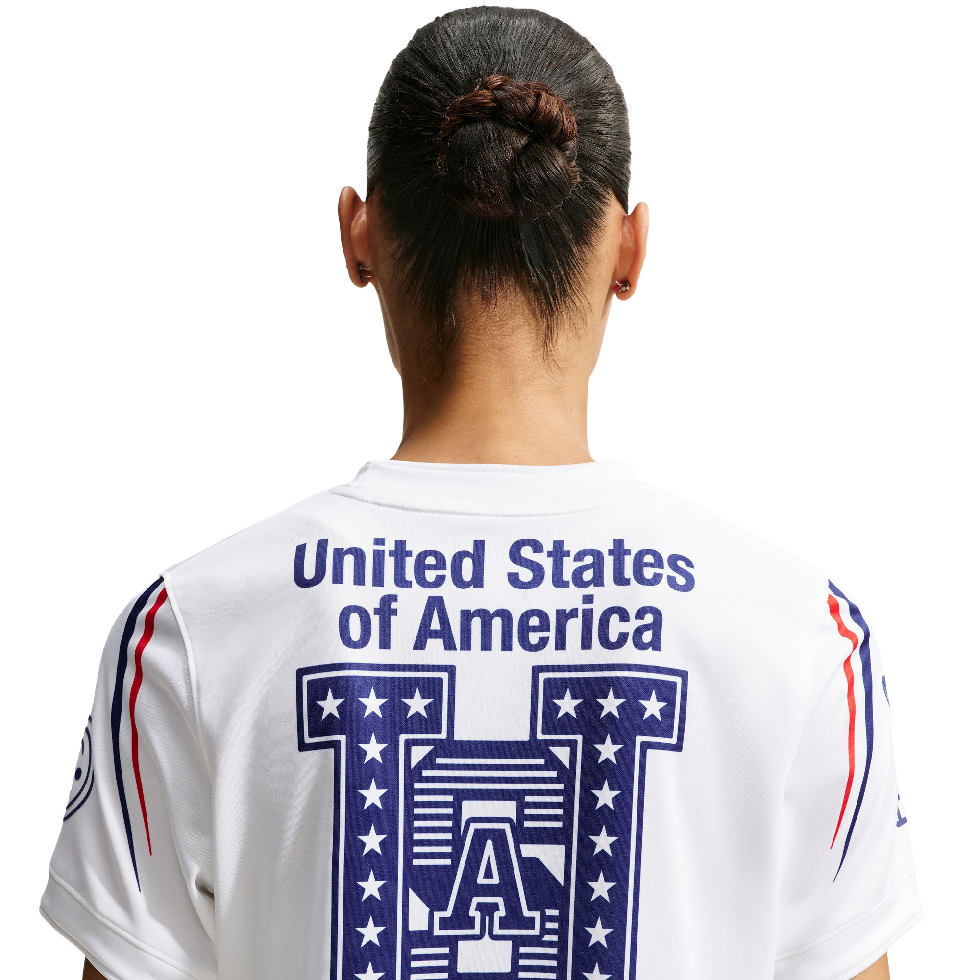 Womens Nike x V.A.A. SS Soccer Top 'White' - ROOTED