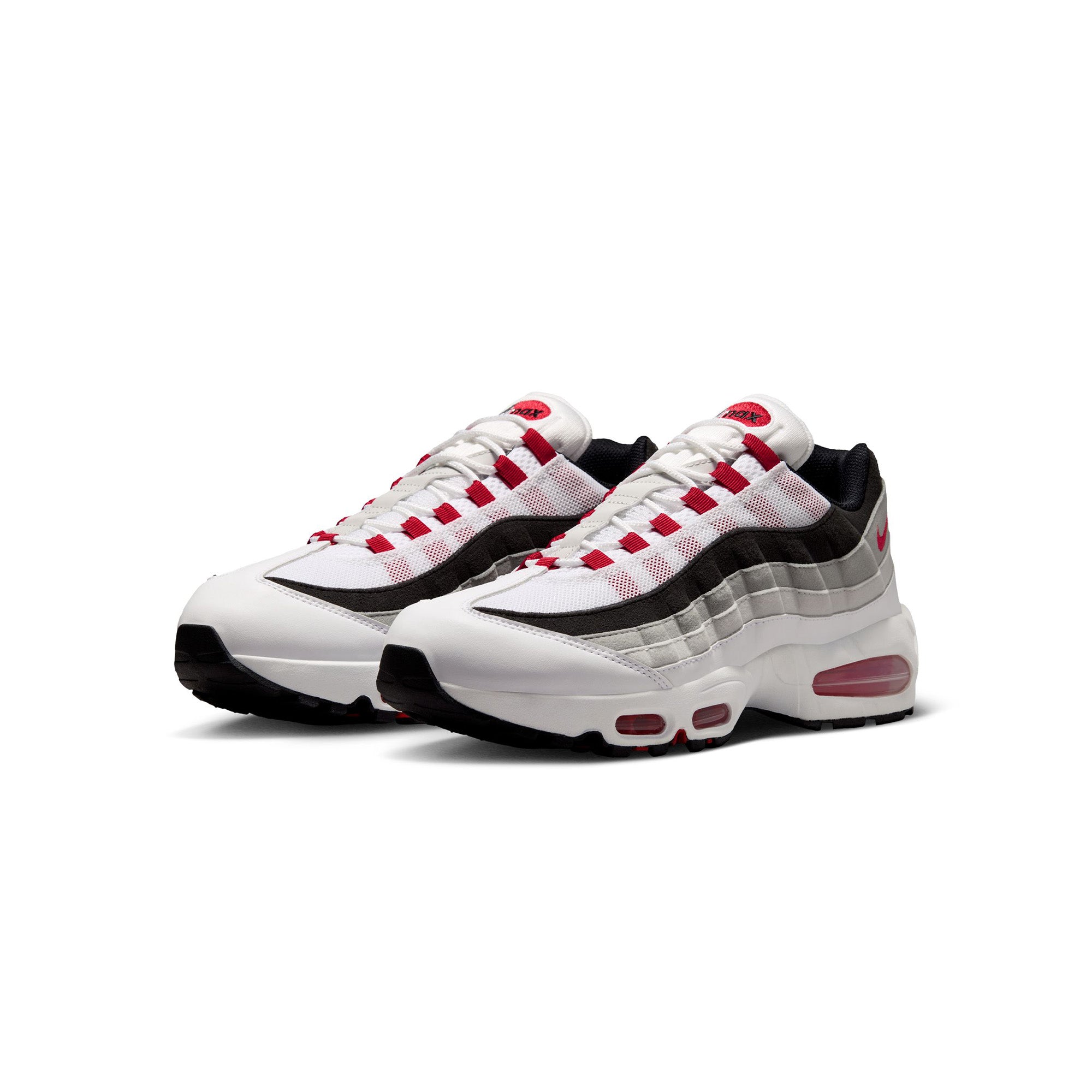 Nike Air Max 95 Big Bubble Premium 'White/Comet Red' - ROOTED