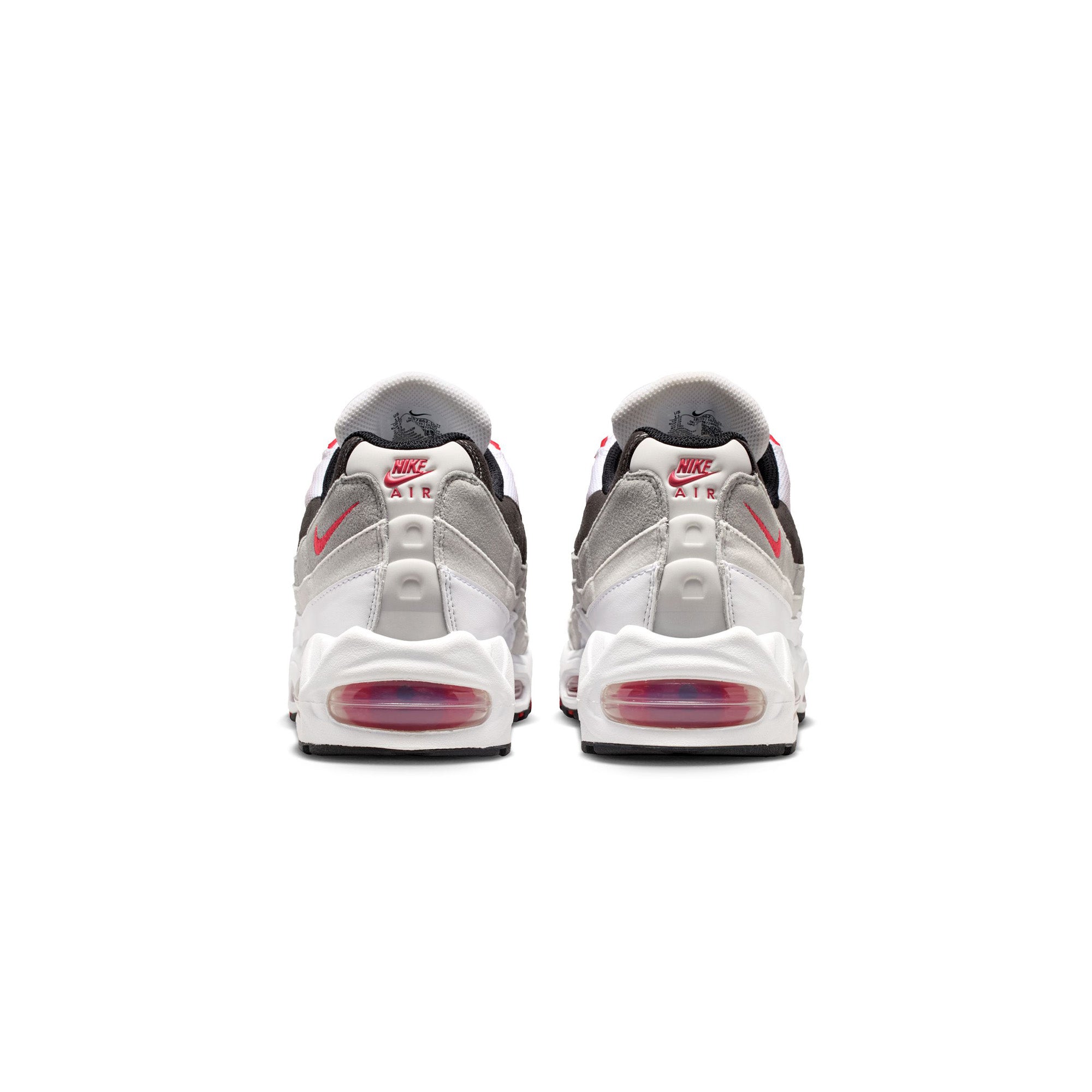 Nike Air Max 95 Big Bubble Premium 'White/Comet Red' - ROOTED