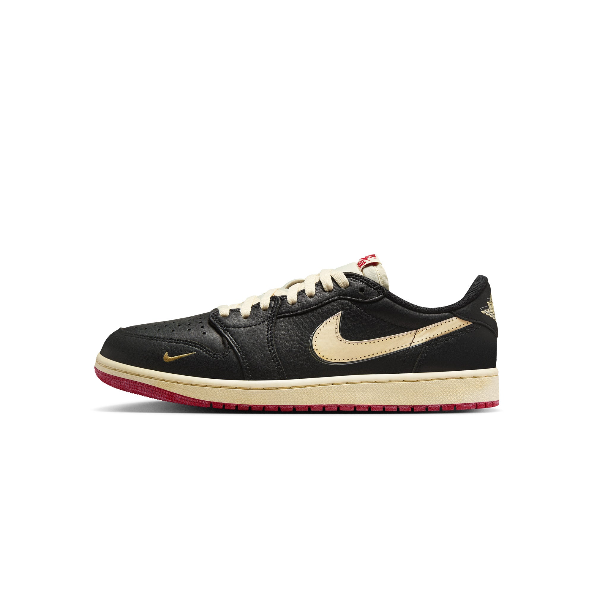 Air Jordan x Nigel Sylvester Mens 1 Low OG Shoes - ROOTED