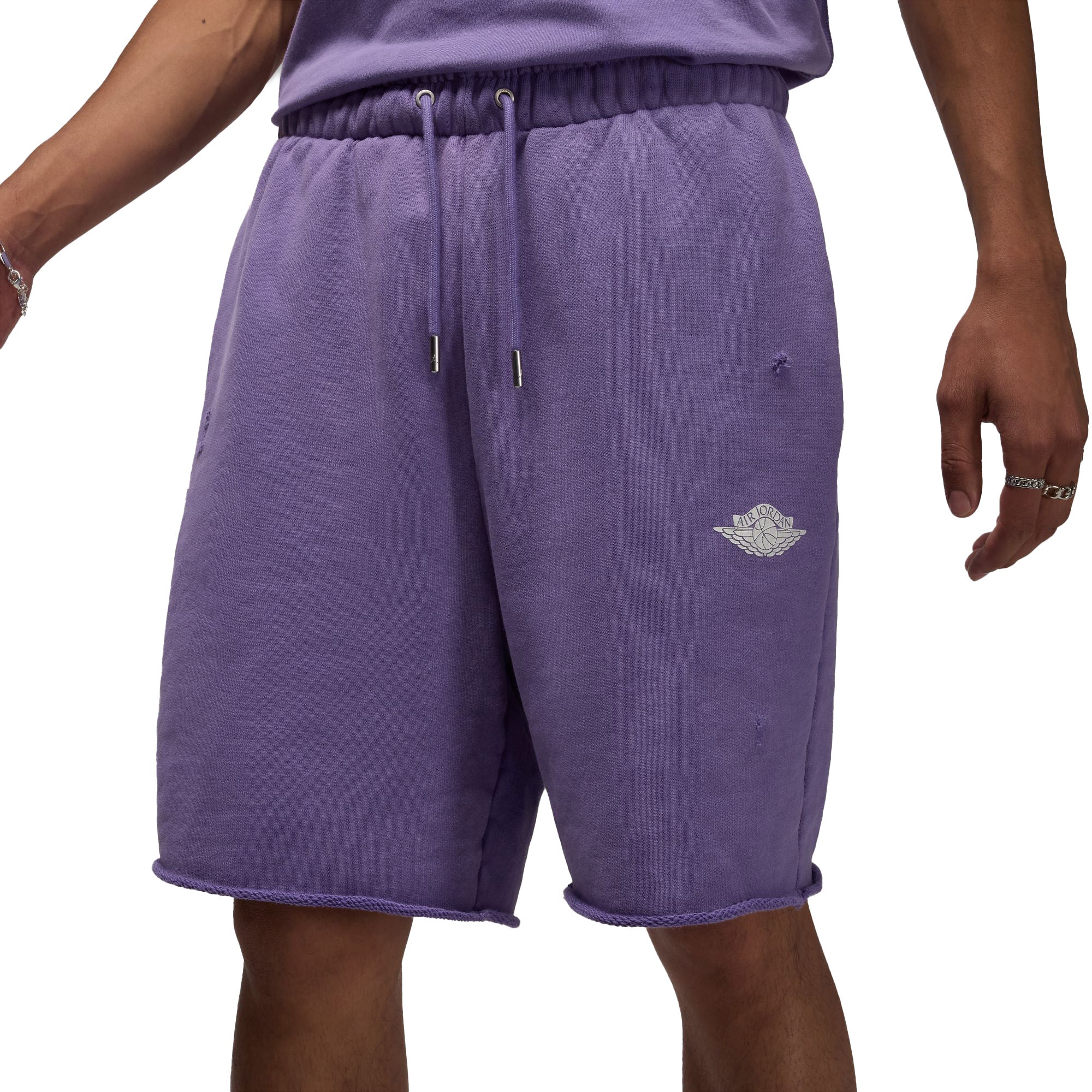 Jordan Rare Air Fleece Shorts 'Purple Earth' - ROOTED
