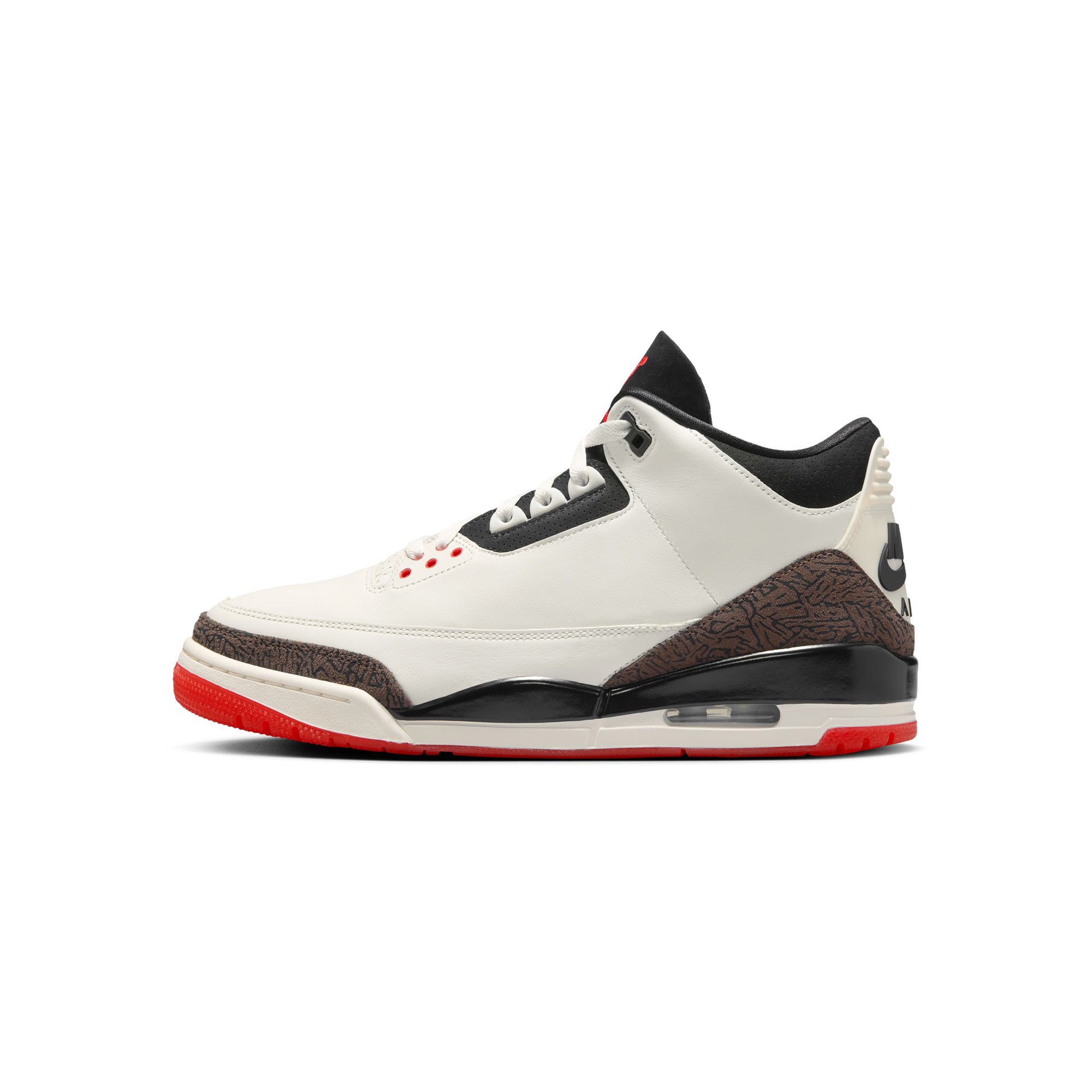 Air Jordan 3 Retro 'Sail/Black/University Red' - ROOTED