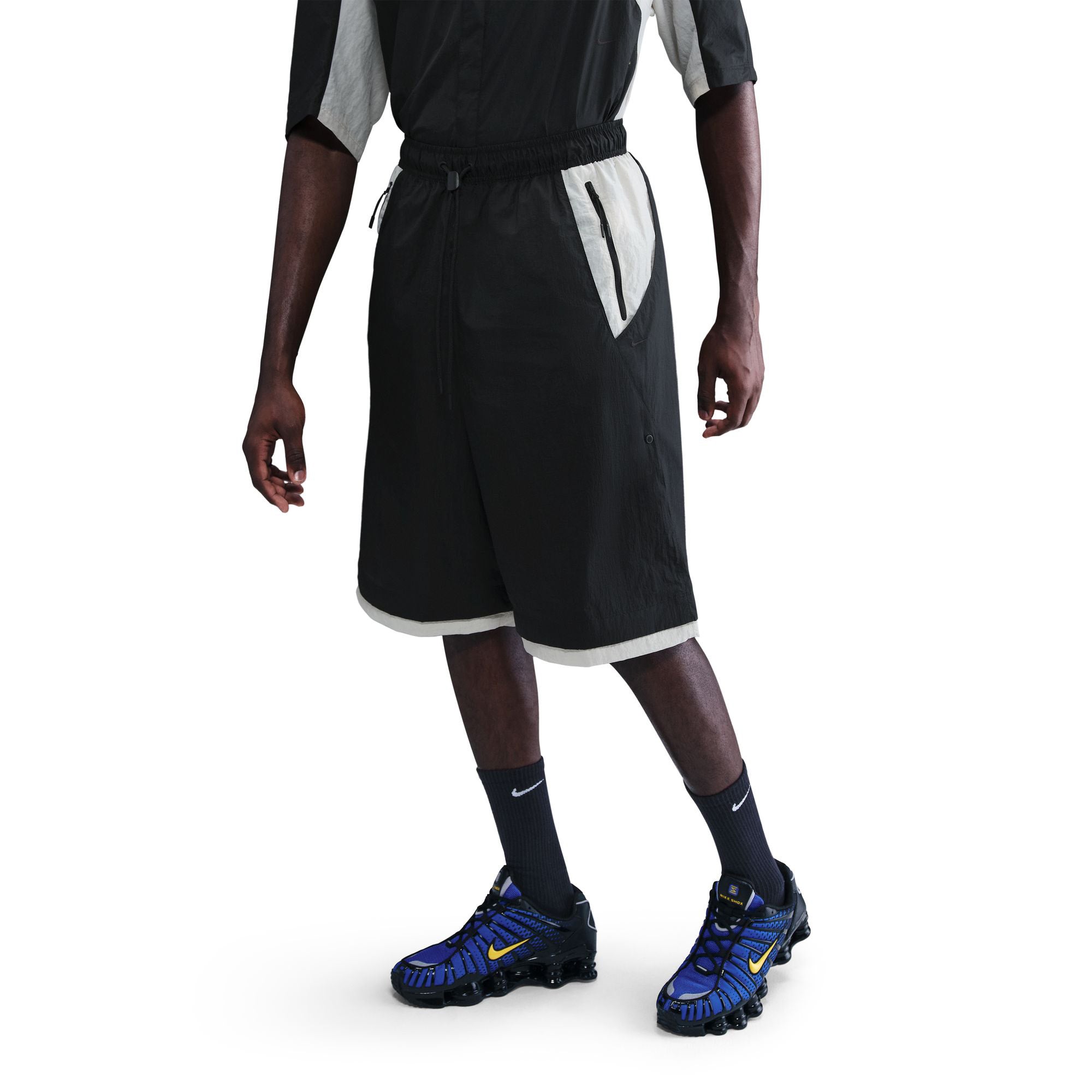 Nike Tech Woven Ergo Shorts 'Black/Light Bone' - ROOTED