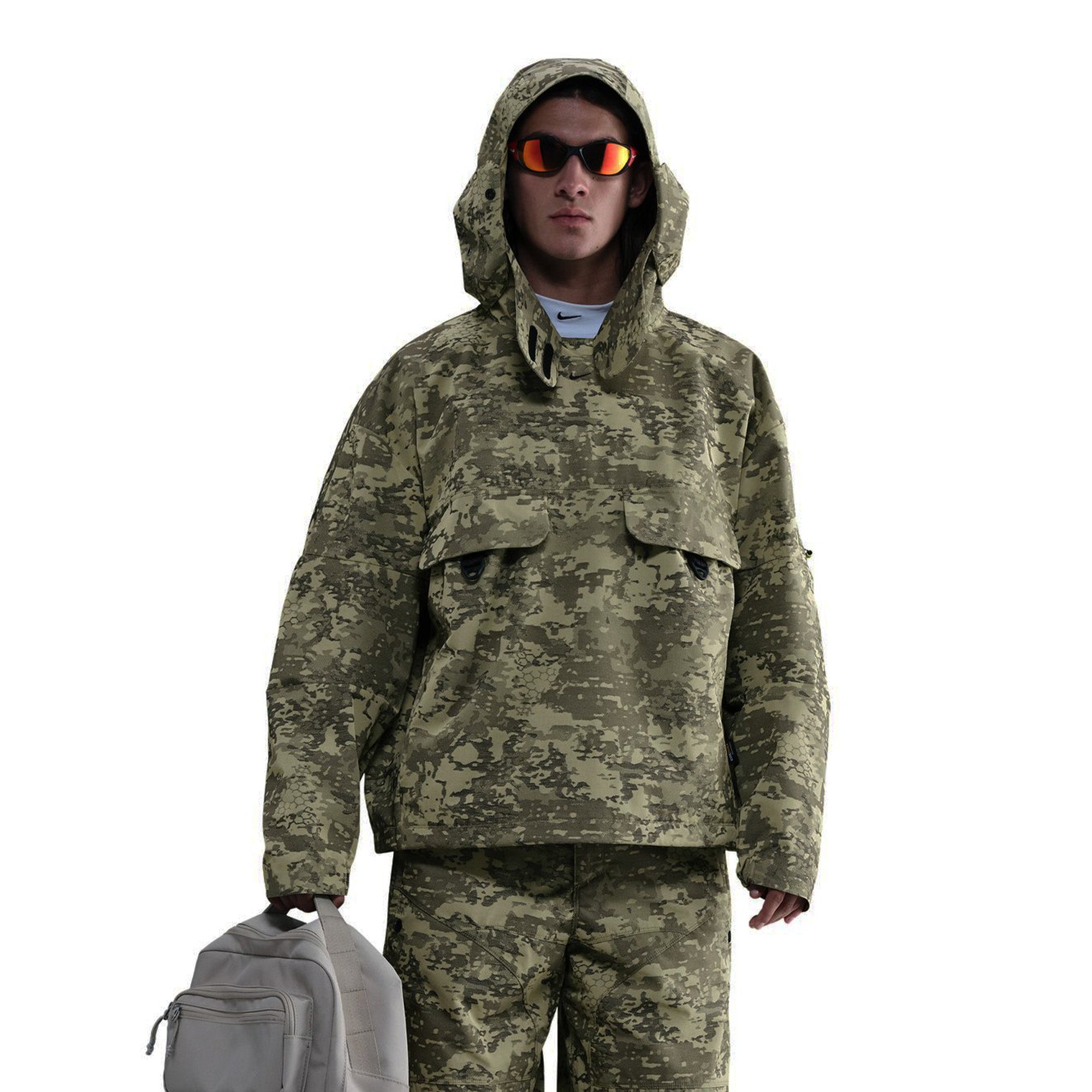 Nike Tech Street Vision Jacket 'Neutral Olive/Black'