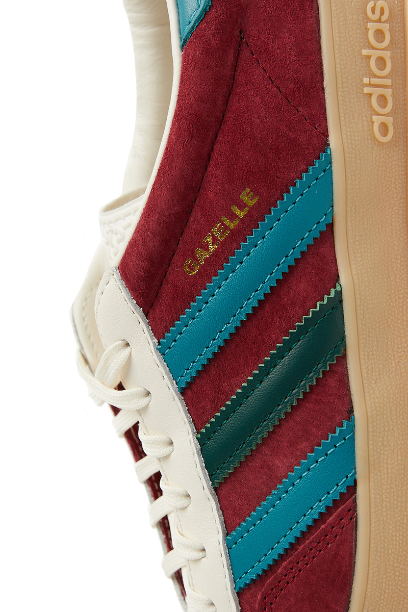 Adidas Gazelle Indoor 'Collegiate Burgundy/Artic Fusion/Green' - ROOTED