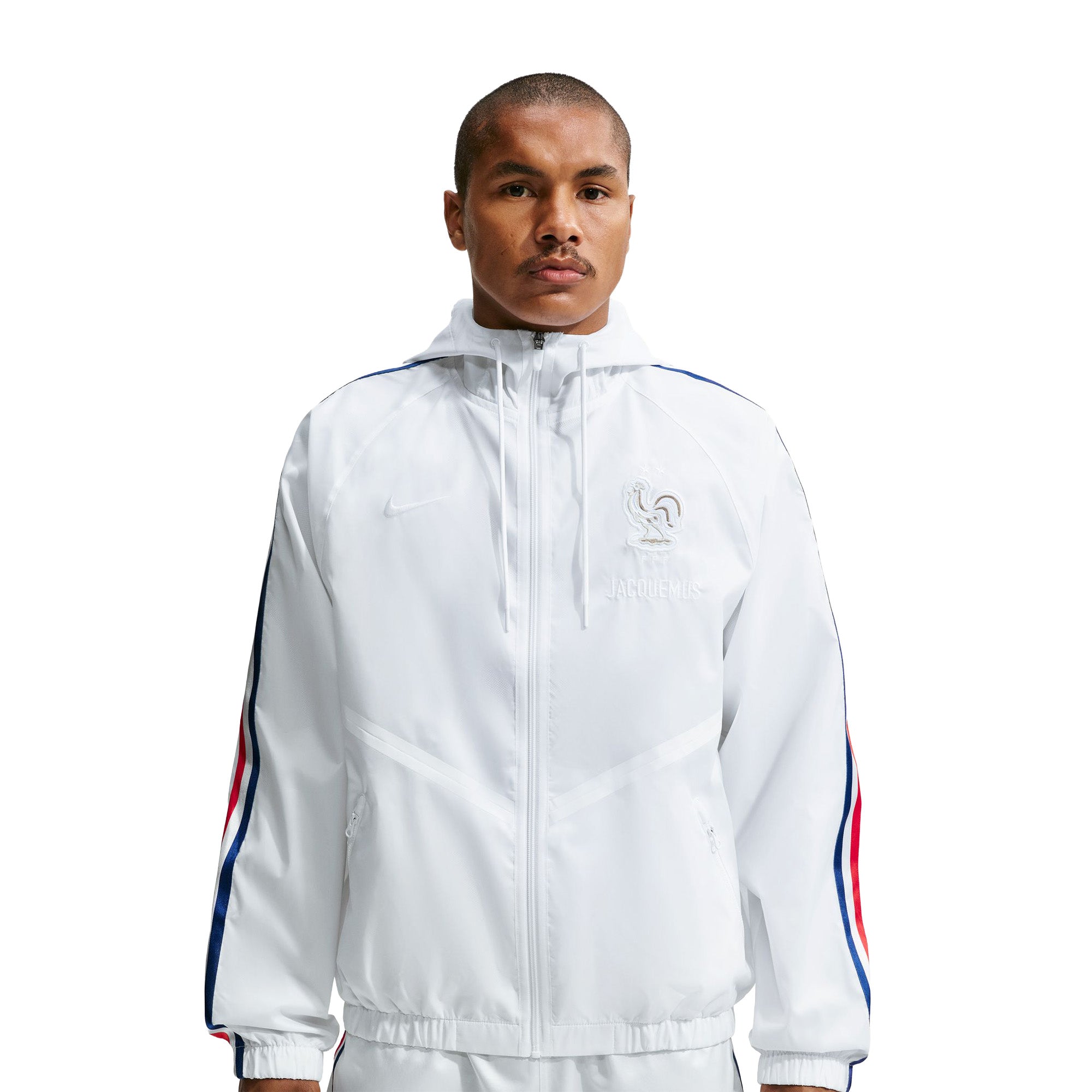 Nike x Jacquemus France Anthem Jacket 'White/Game Royal' - ROOTED