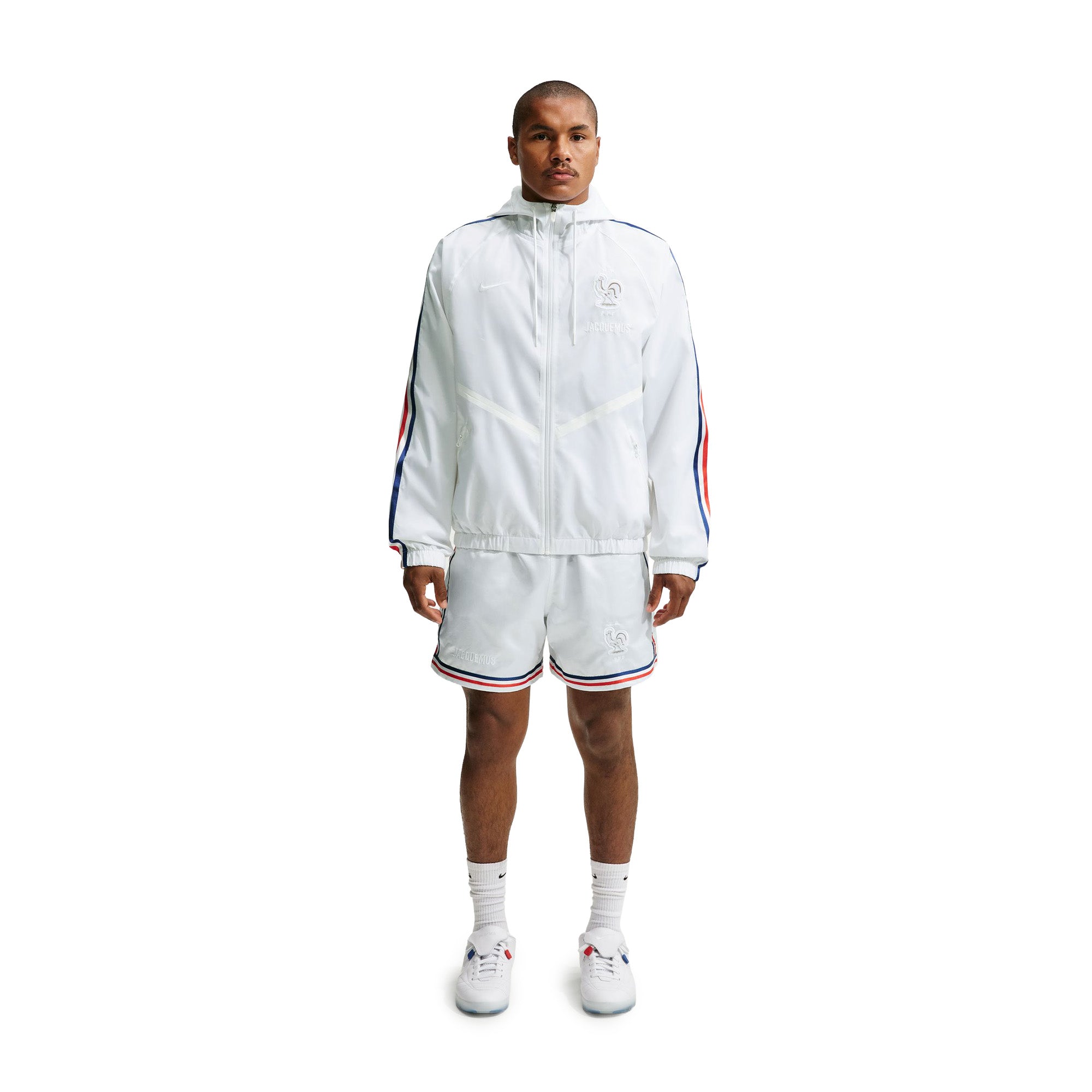 Nike x Jacquemus France Anthem Jacket 'White/Game Royal' - ROOTED