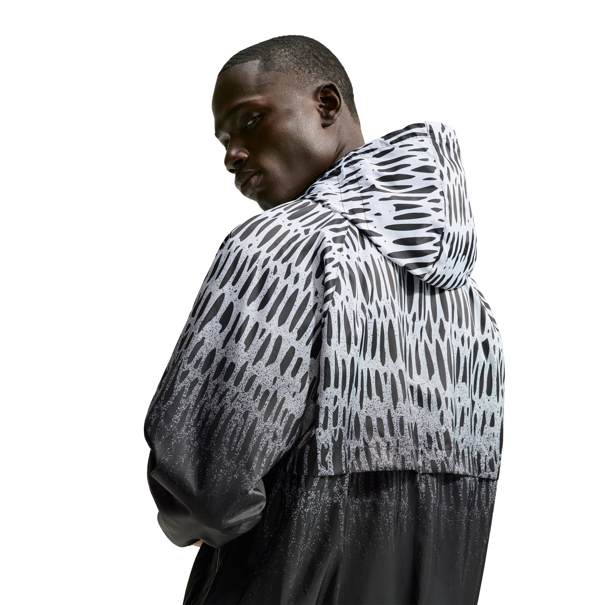 Nike x Slawn Nigeria Soccer Anthem Jacket 'Black/White'