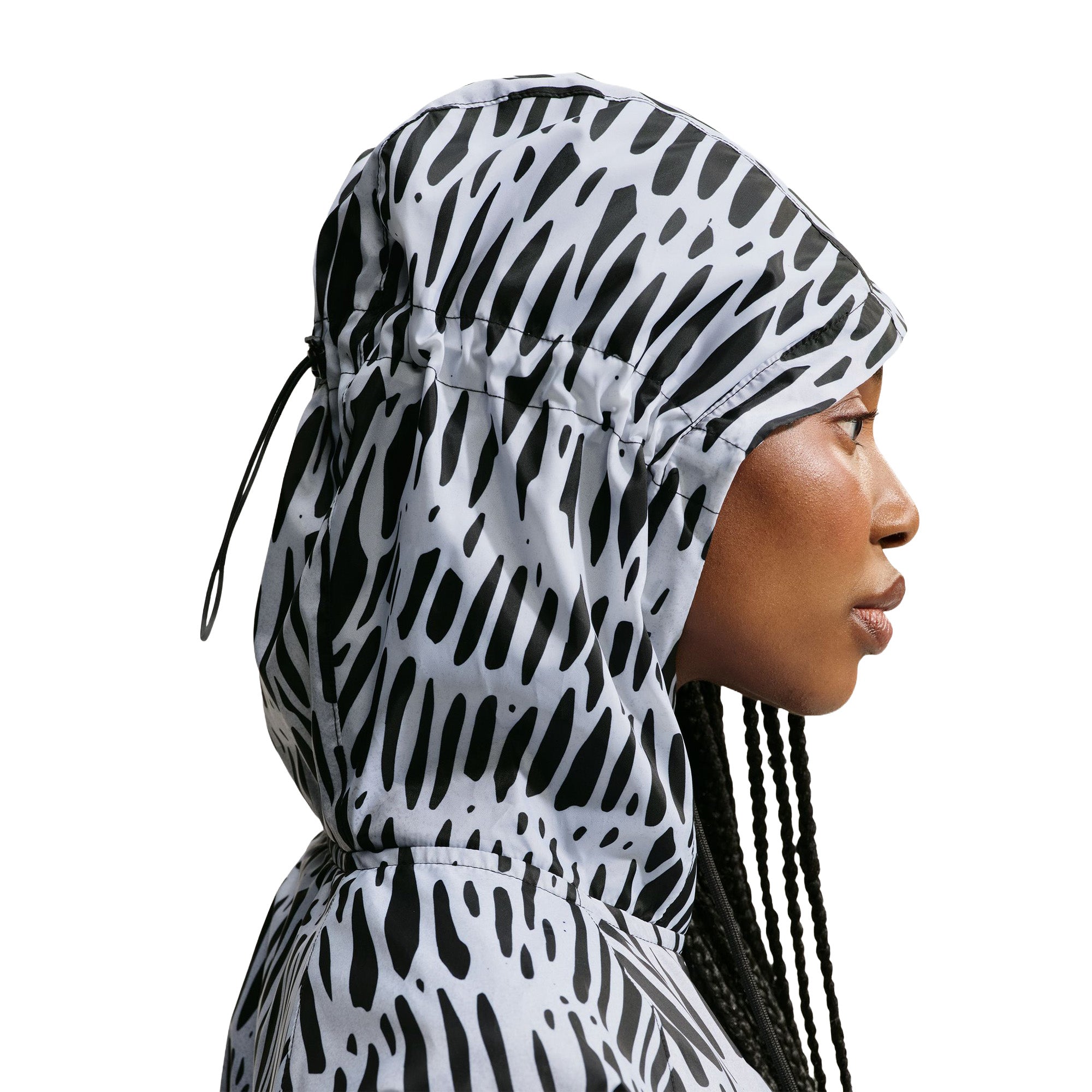 Nike x Slawn Nigeria Soccer Anthem Jacket 'Black/White' - ROOTED
