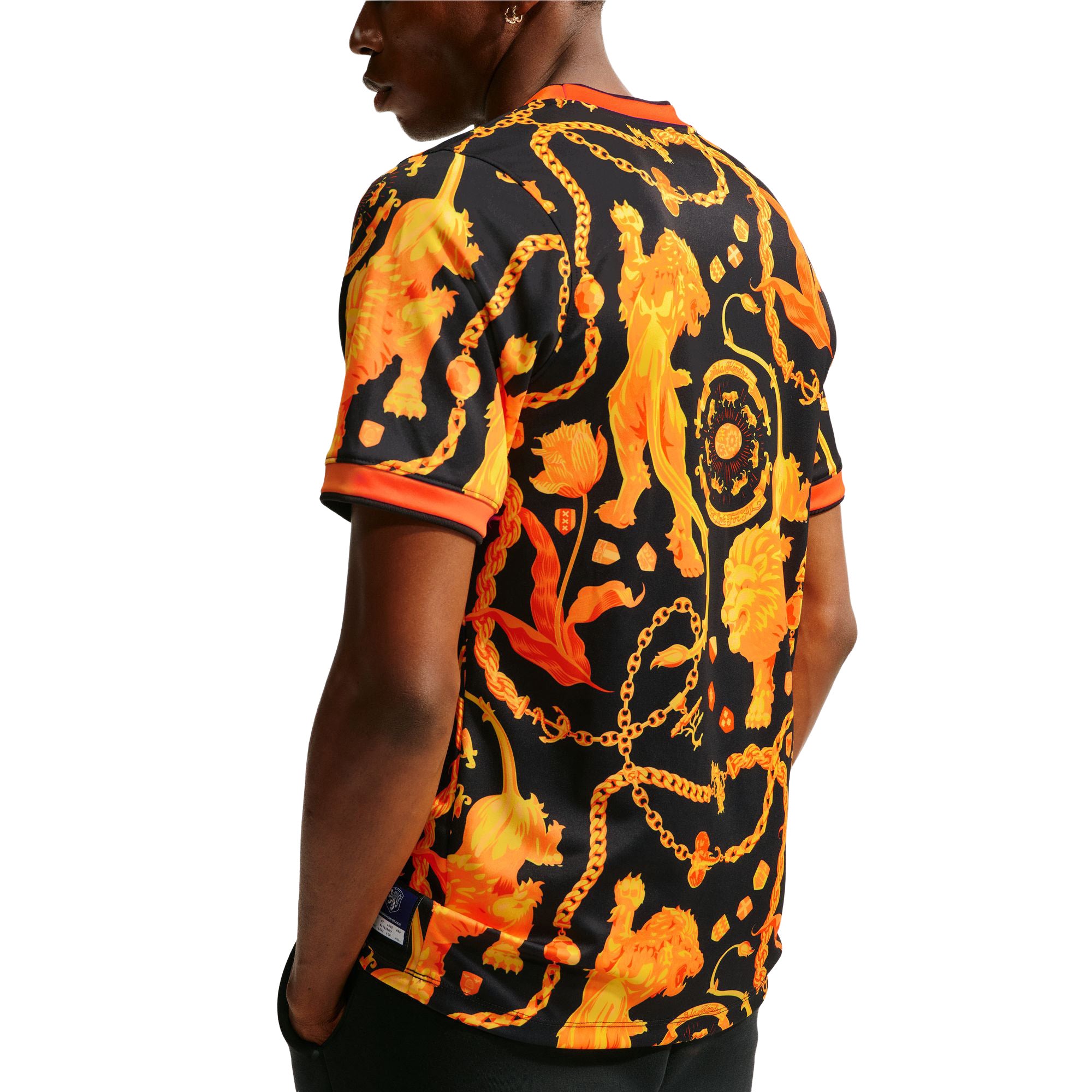 Nike x Patta Academy Pro Short-Sleeve Soccer Top 'Black/White' - ROOTED