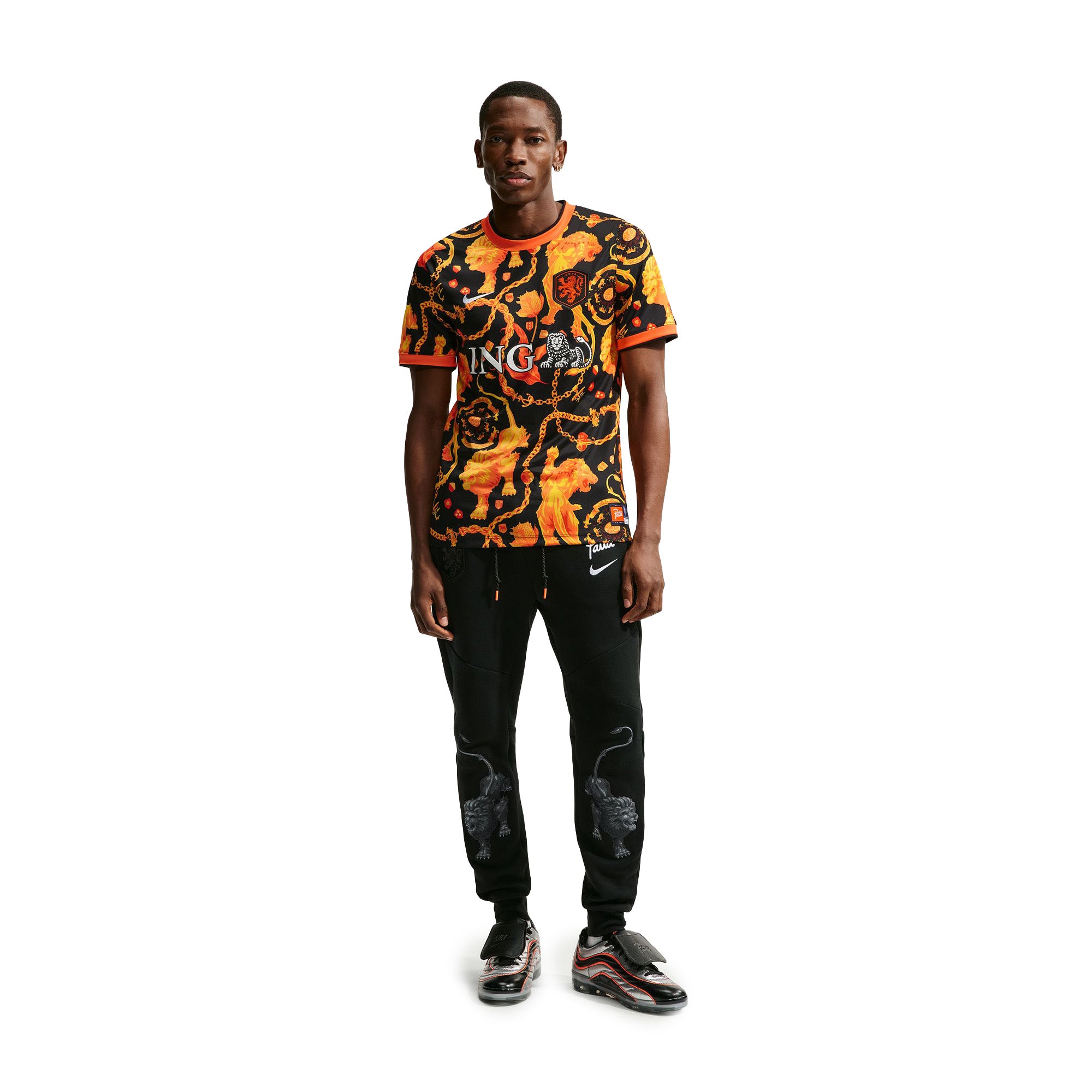 Nike x Patta Academy Pro Short-Sleeve Soccer Top 'Black/White' - ROOTED