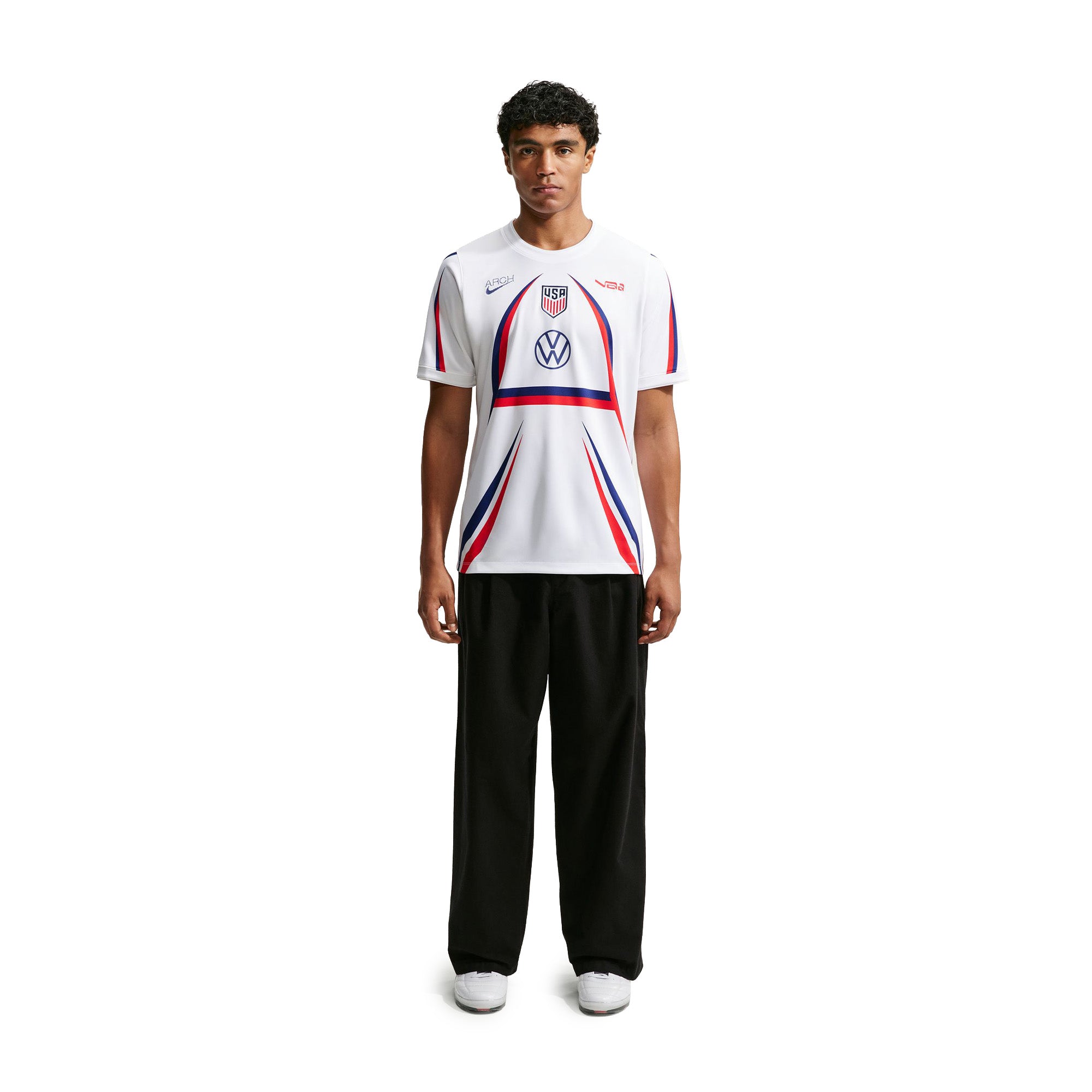 【M】Nike × V.A.A. サッカー Tシャツ 新品 アメリカ 完売 Nike x V.A.A. Academy Pro Short-Sleeve Soccer Top 'White'