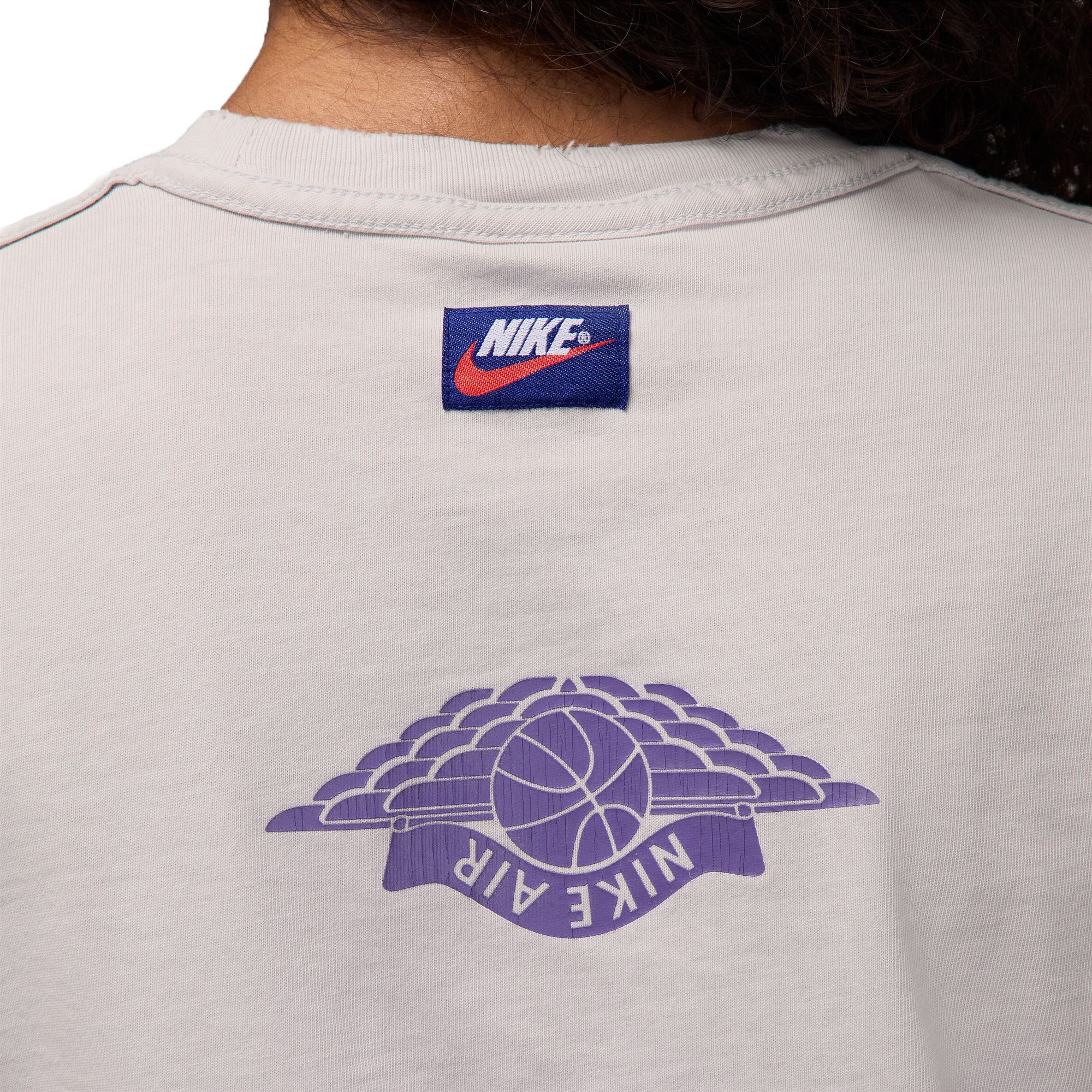 Womens Jordan Rare Air Tee 'Neutral Grey' - ROOTED