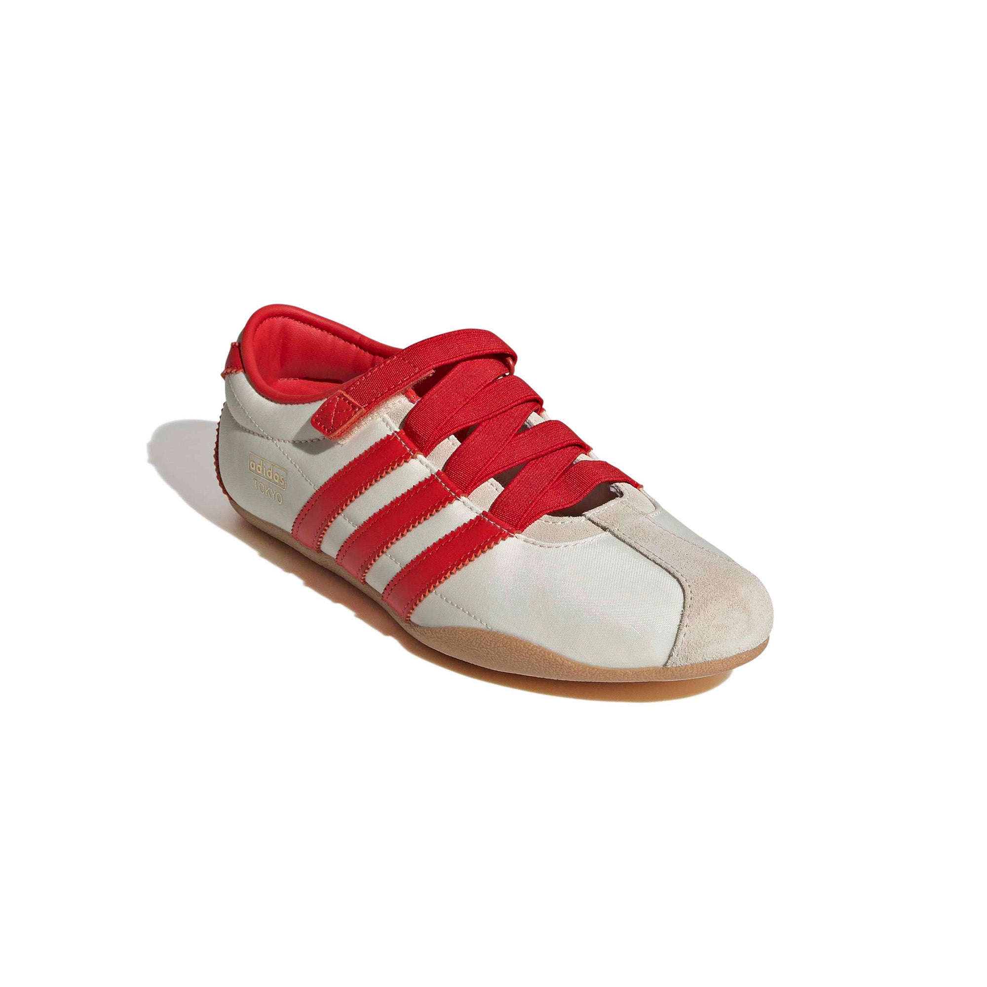 Womens adidas Tokyo 'Cream White/Red' - ROOTED