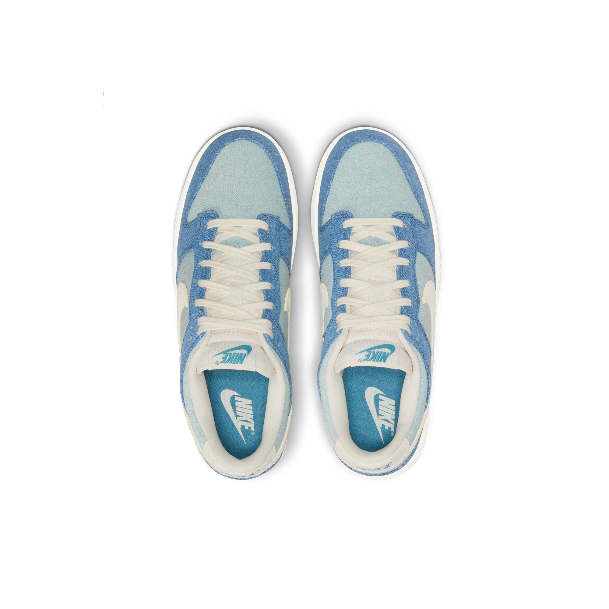Womens Nike Dunk Low 'Smokey Blue/Pale Ivory/Denim' - ROOTED