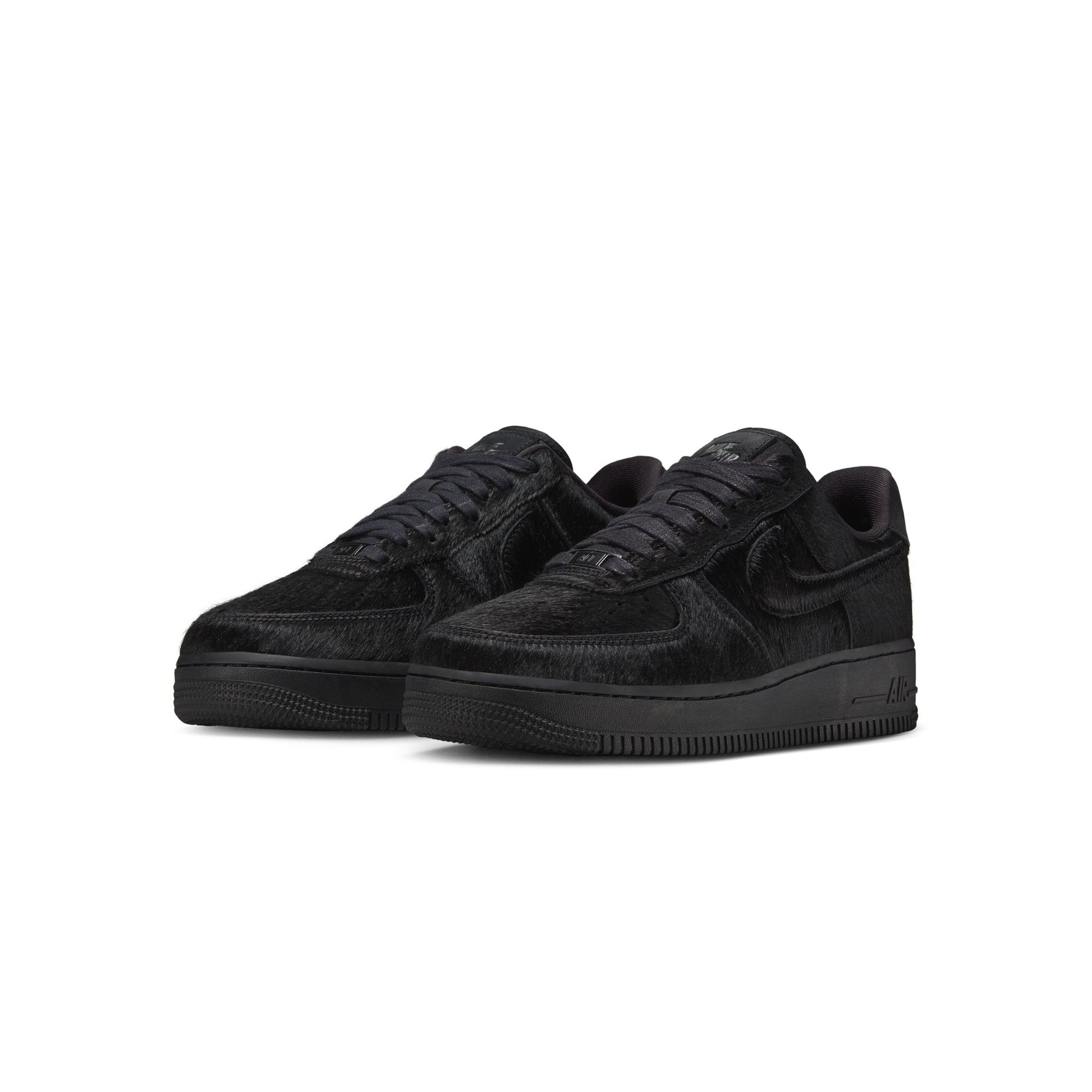 Womens Nike Air Force 1 '07 'Black/Black/Off Noir' - ROOTED