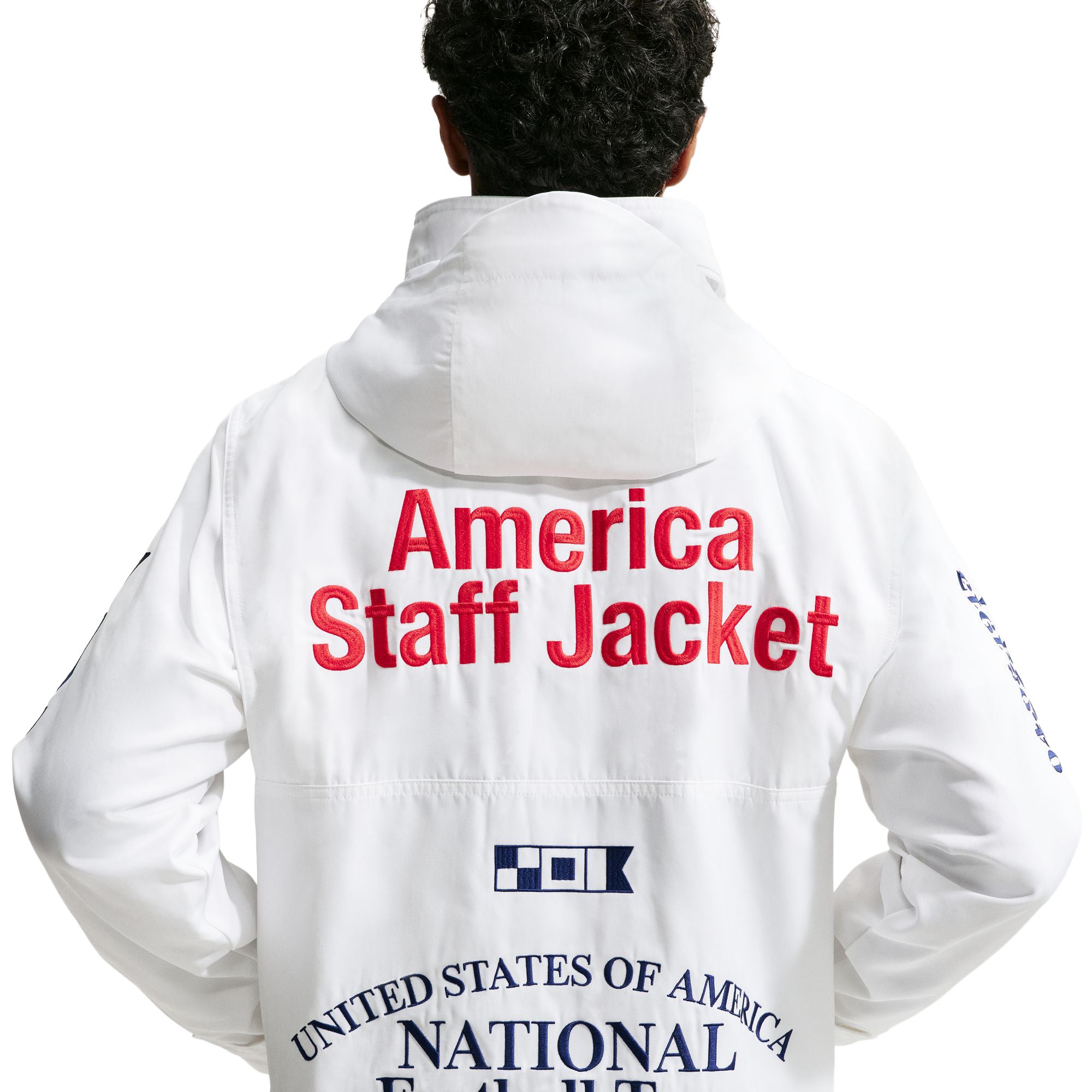 Nike x V.A.A. Woven Staff Jacket 'White' - ROOTED