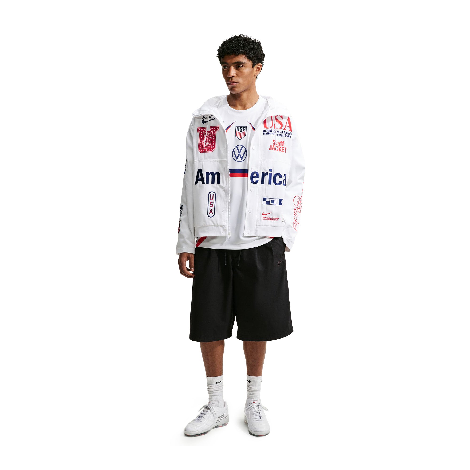 Nike x V.A.A. Woven Staff Jacket 'White' - ROOTED