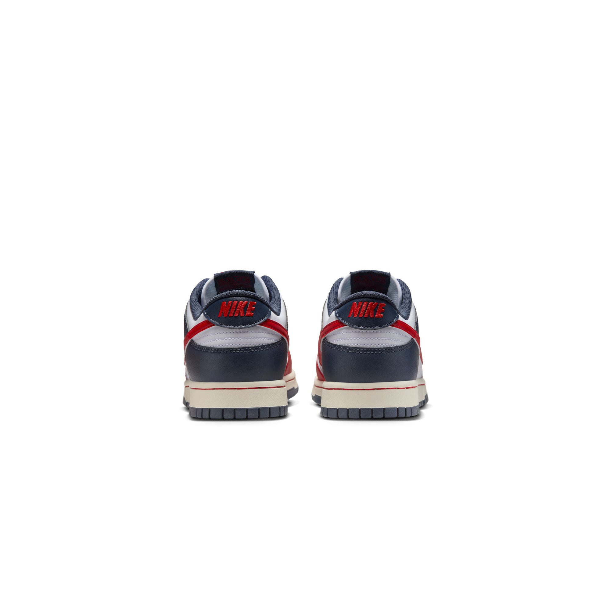 Nike Dunk Low Retro 'White/University Red/Thunder Blue' - ROOTED