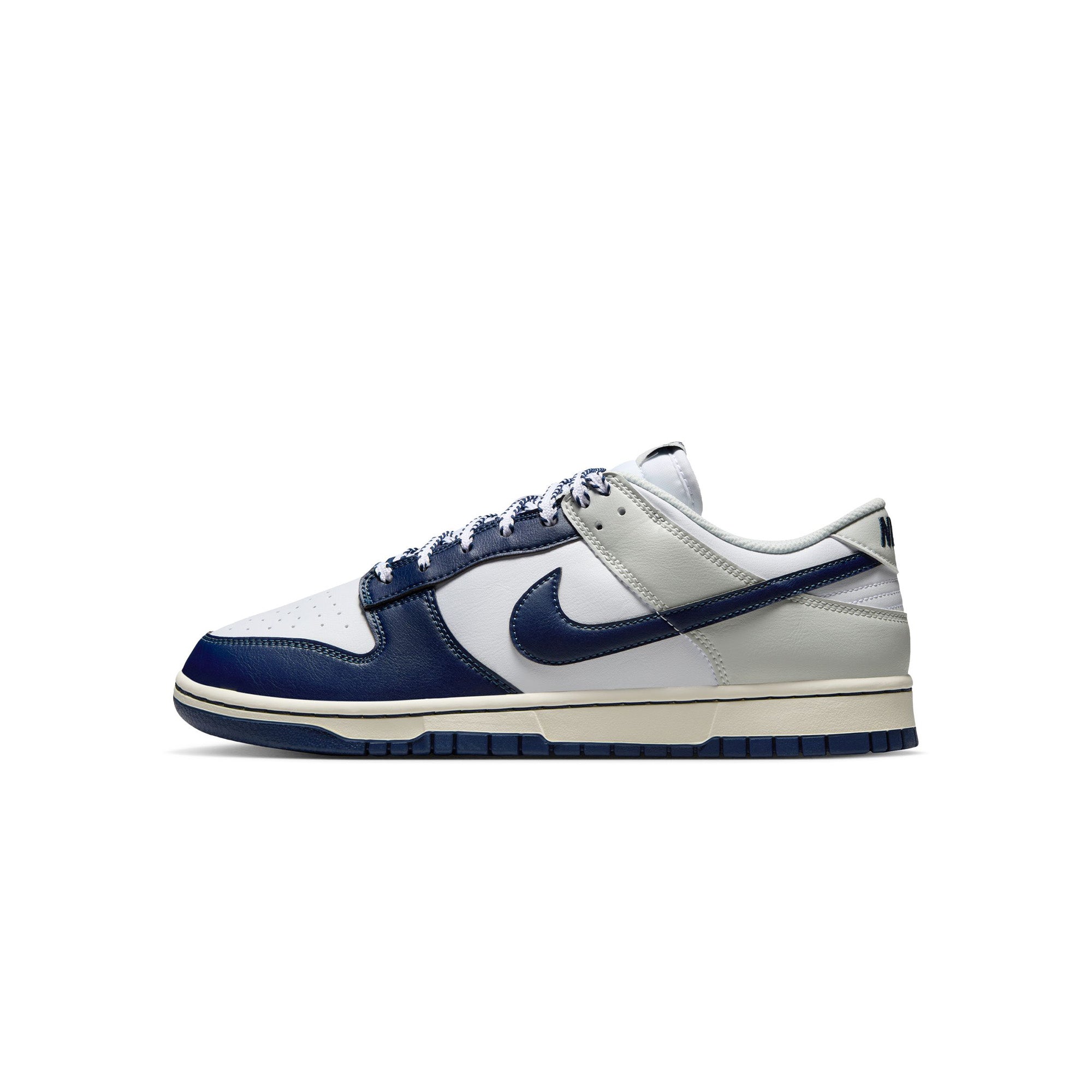 Nike Dunk Low Retro 'White/Midnight Navy' - ROOTED