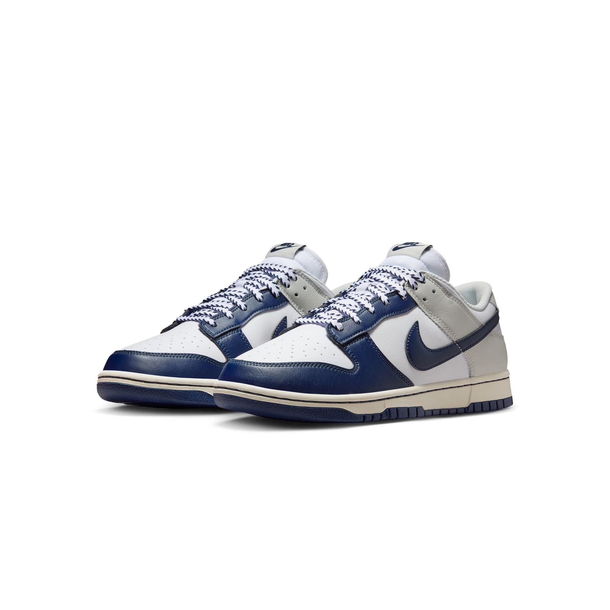 Nike Dunk Low Retro 'White/Midnight Navy' - ROOTED