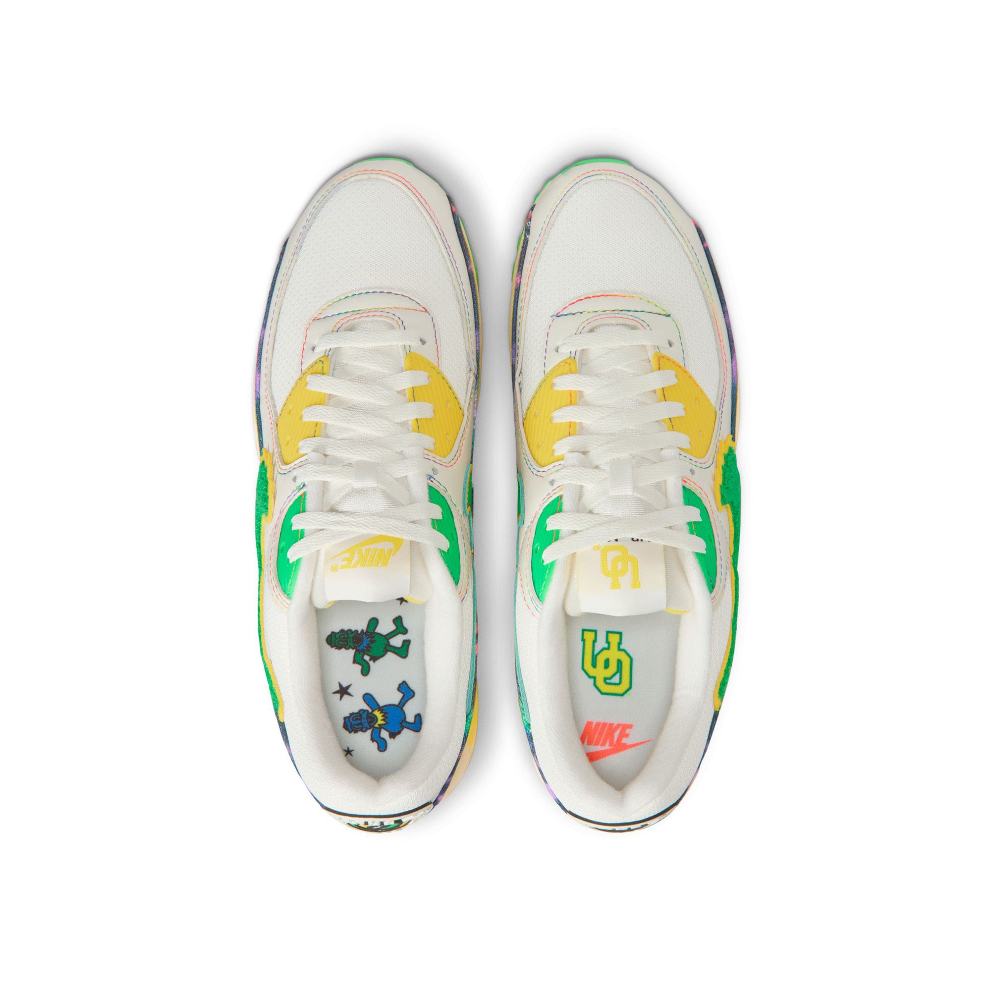 Nike x University of Oregon x Grateful Dead Air Max 90 Shoes