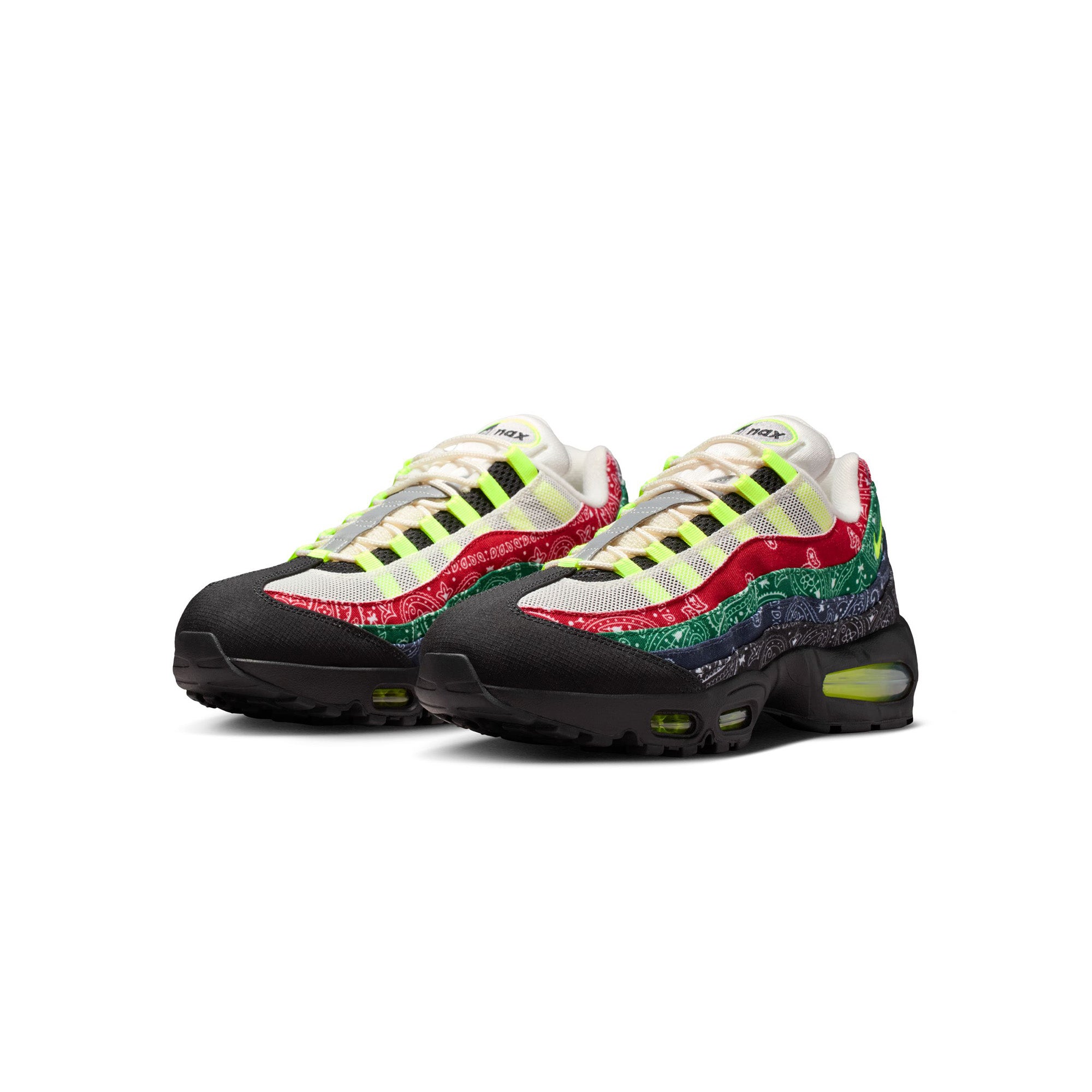 Nike Air Max 95 Big Bubble 'Sail/Volt/University Red' - ROOTED