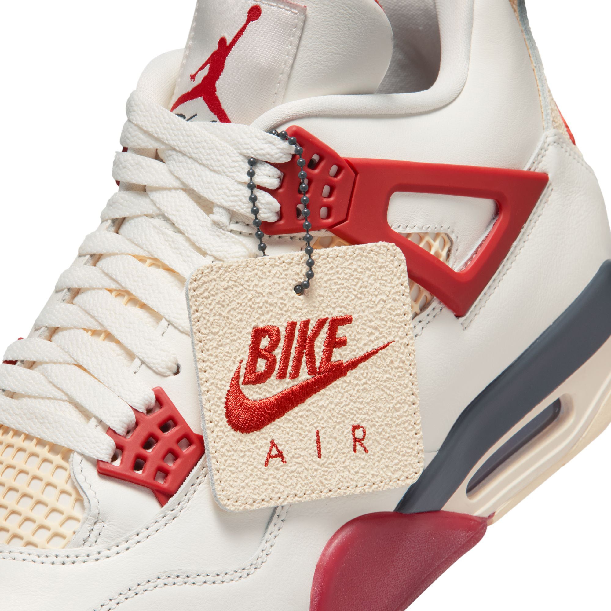 Air Jordan 4 BIKE AIR 'Sail/Cinnabar' - ROOTED