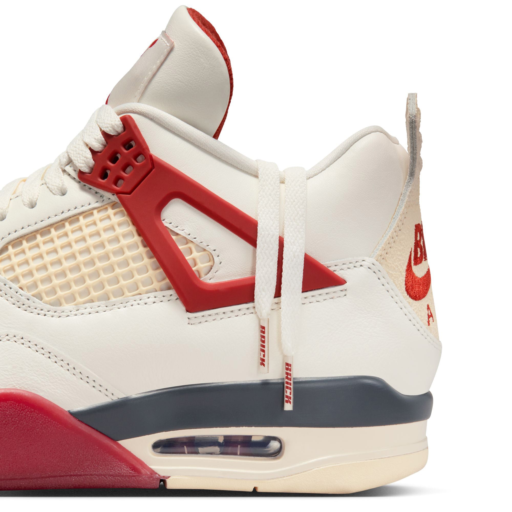 Air Jordan 4 BIKE AIR 'Sail/Cinnabar' - ROOTED