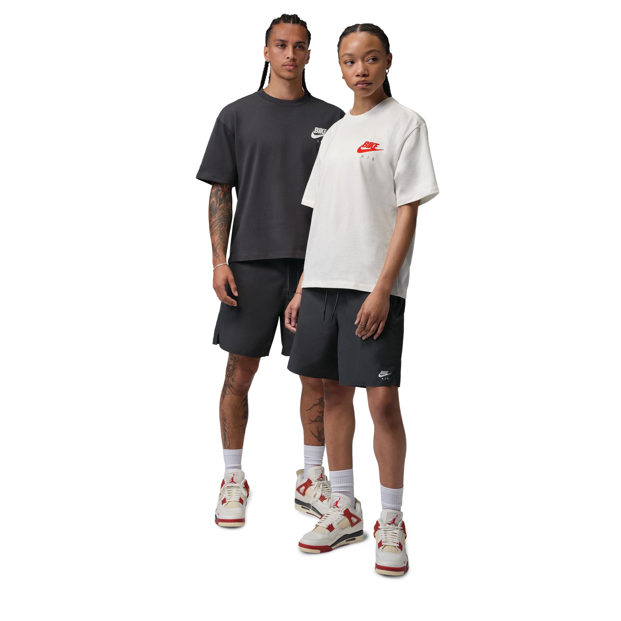 Jordan BIKE AIR Shorts 'Anthracite/Sail' - ROOTED